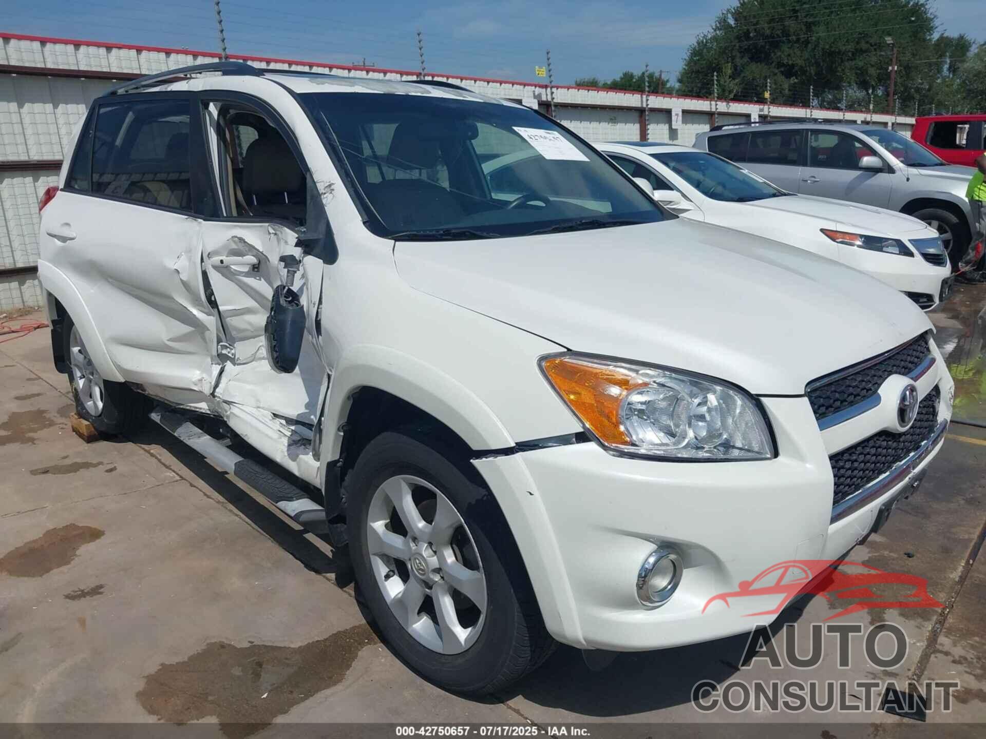 TOYOTA RAV4 2012 - 2T3YK4DV4CW016583