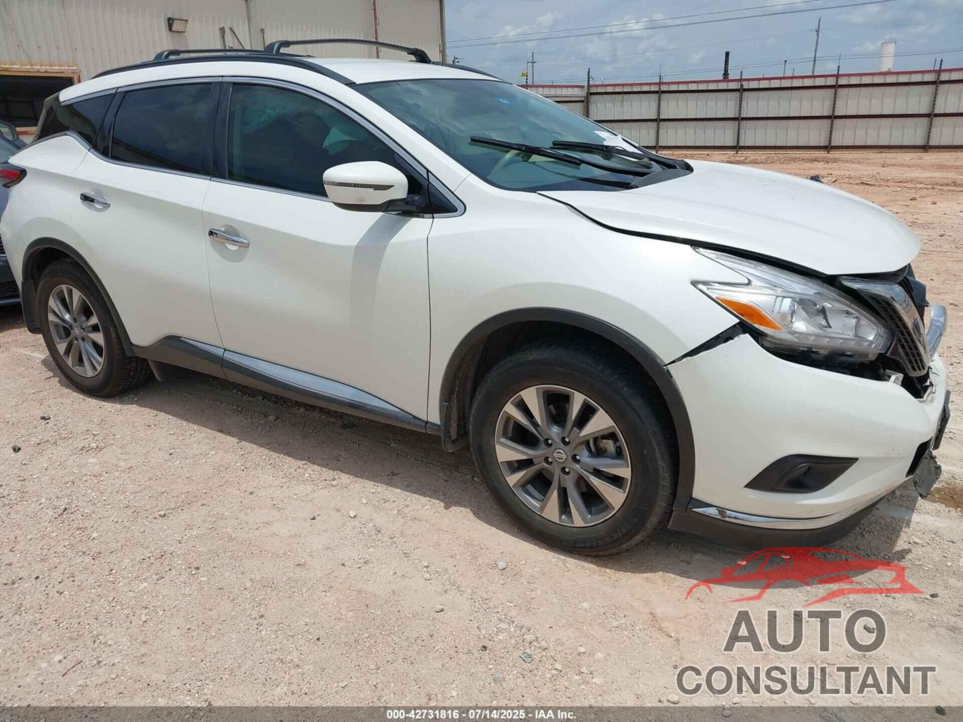 NISSAN MURANO 2016 - 5N1AZ2MG9GN162053