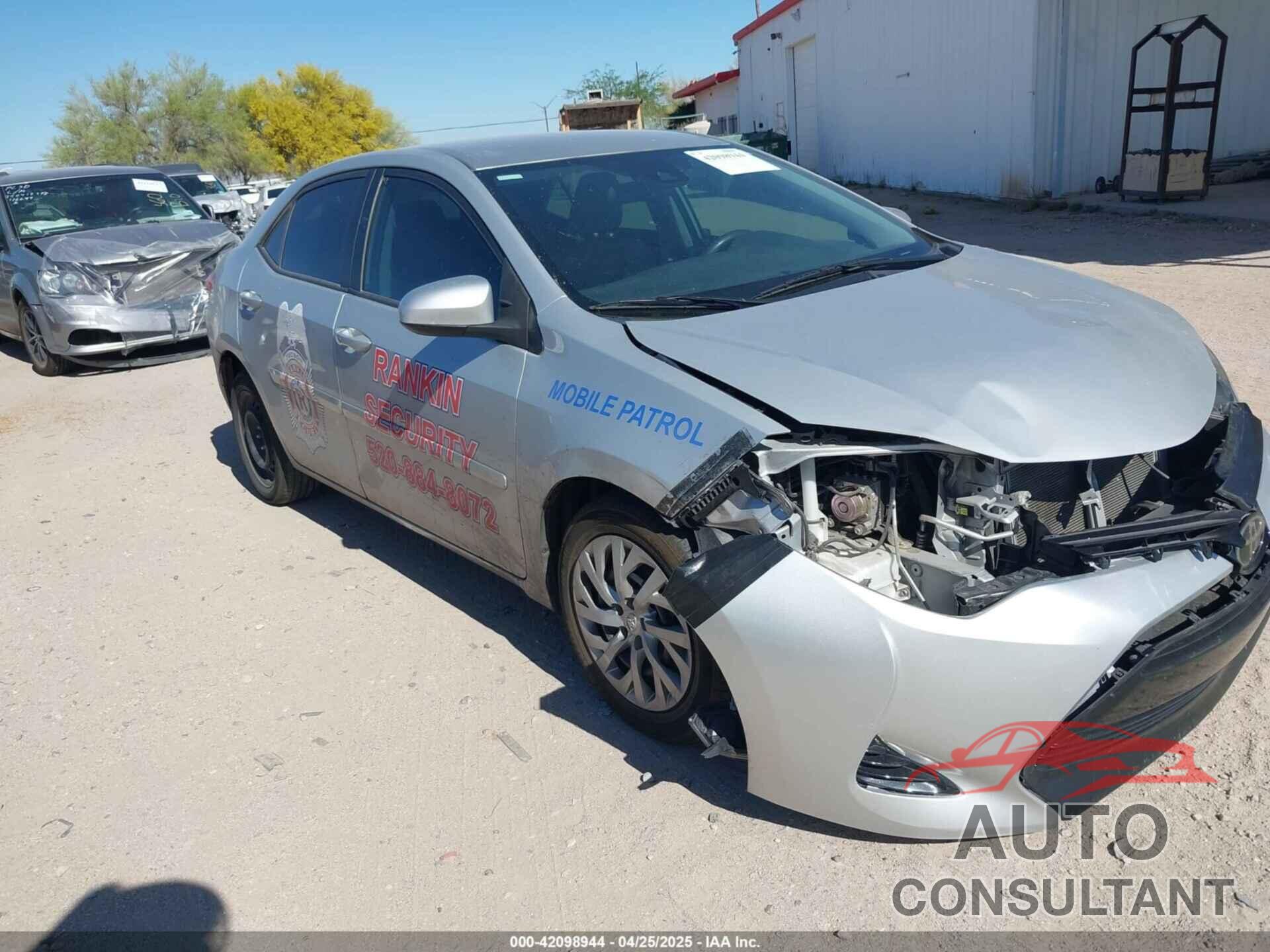 TOYOTA COROLLA 2018 - 2T1BURHE1JC097976