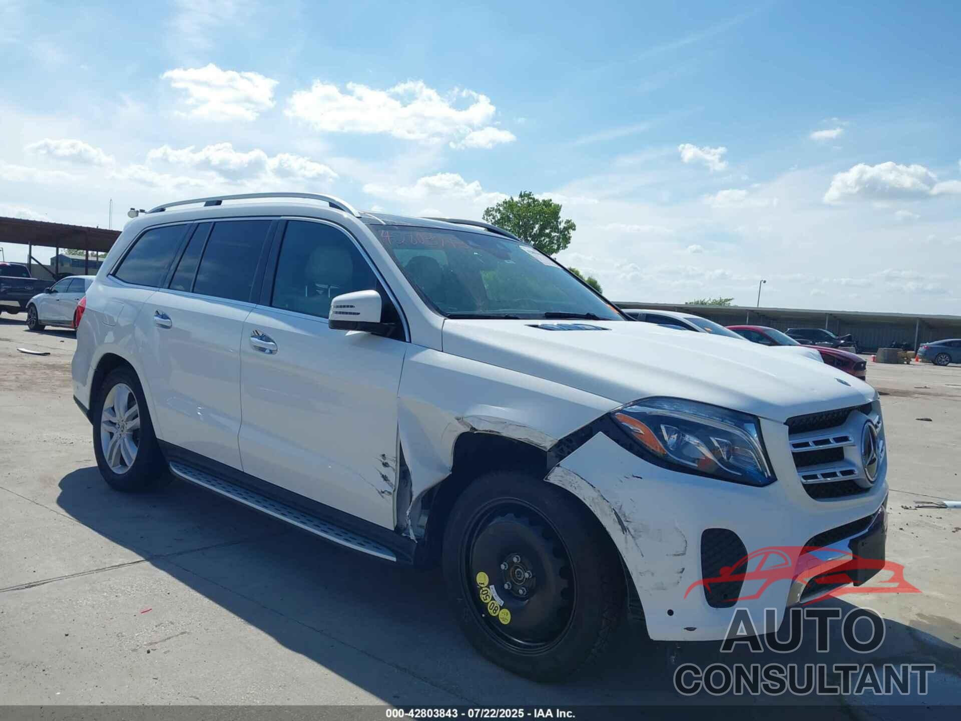 MERCEDES-BENZ GLS 450 2017 - 4JGDF6EE6HA975661