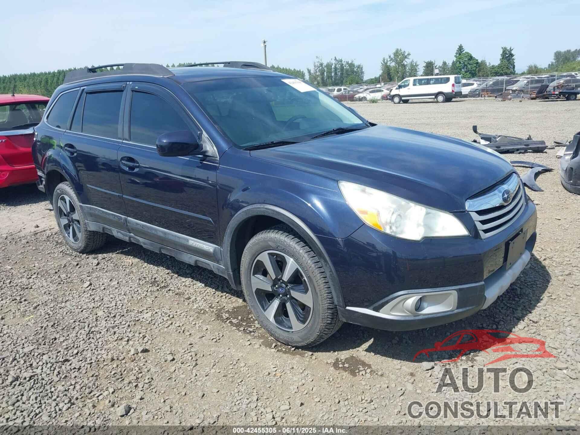 SUBARU OUTBACK 2012 - 4S4BRBKC6C3204186