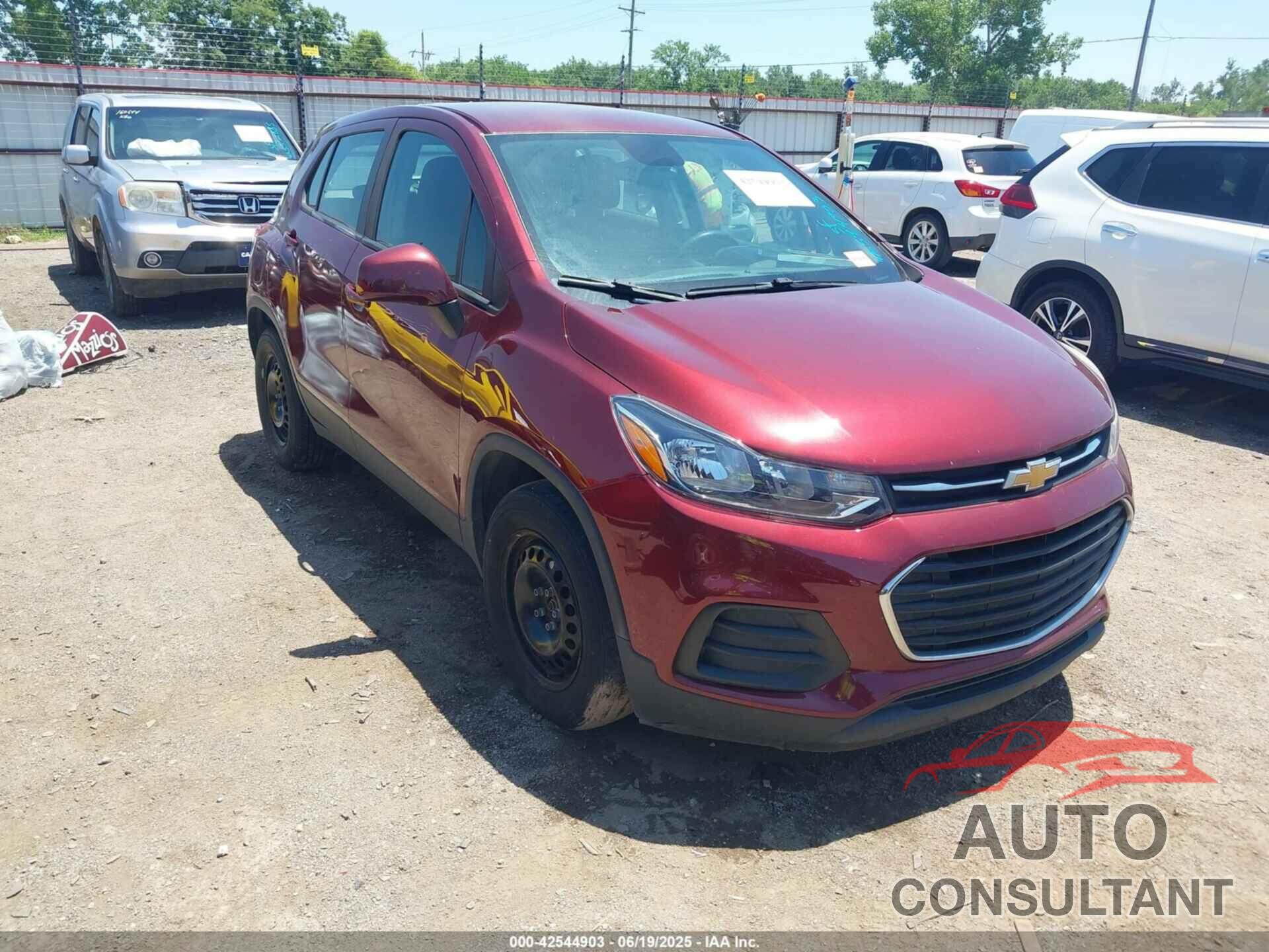 CHEVROLET TRAX 2017 - 3GNCJKSB0HL170059