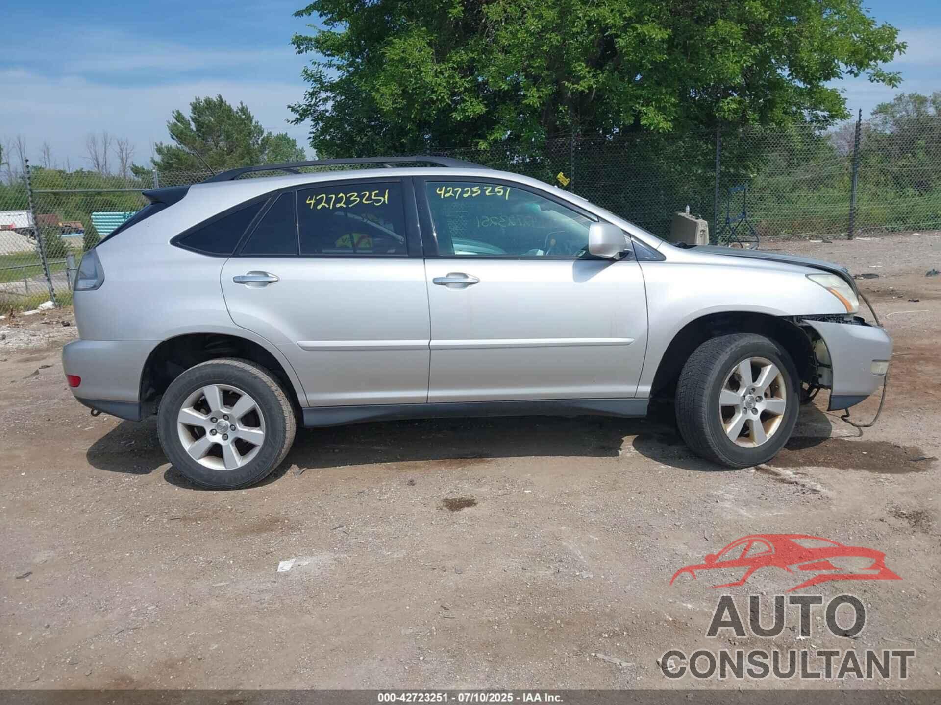 LEXUS RX 350 2009 - 2T2HK31U39C096947