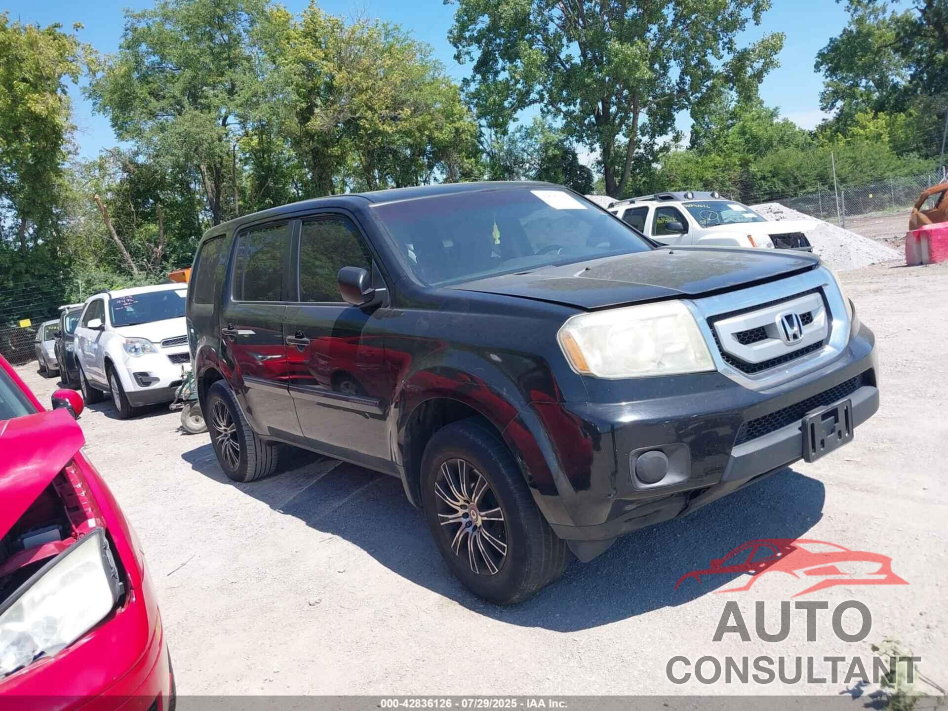 HONDA PILOT 2011 - 5FNYF3H23BB008557