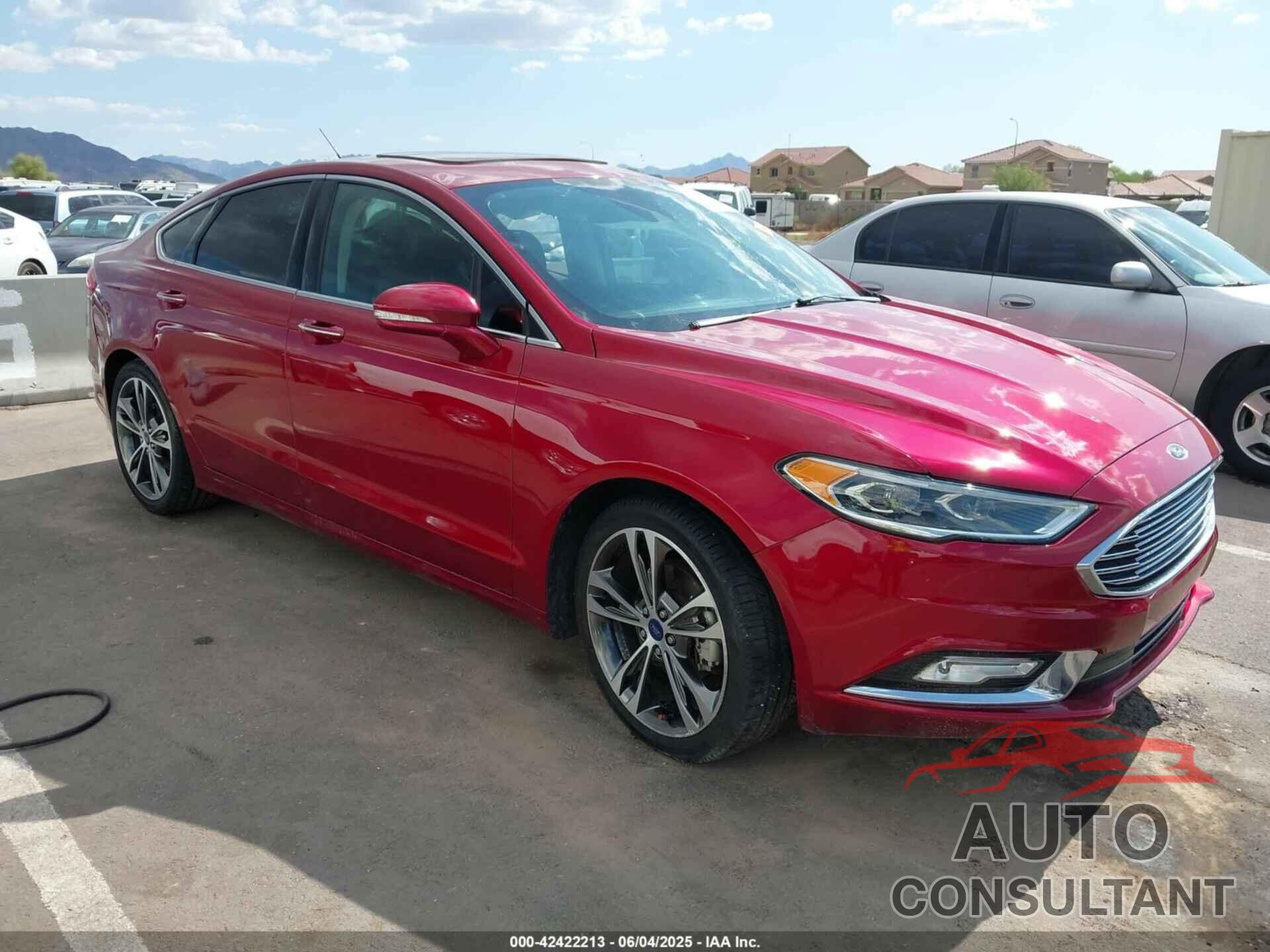 FORD FUSION 2017 - 3FA6P0K98HR207447