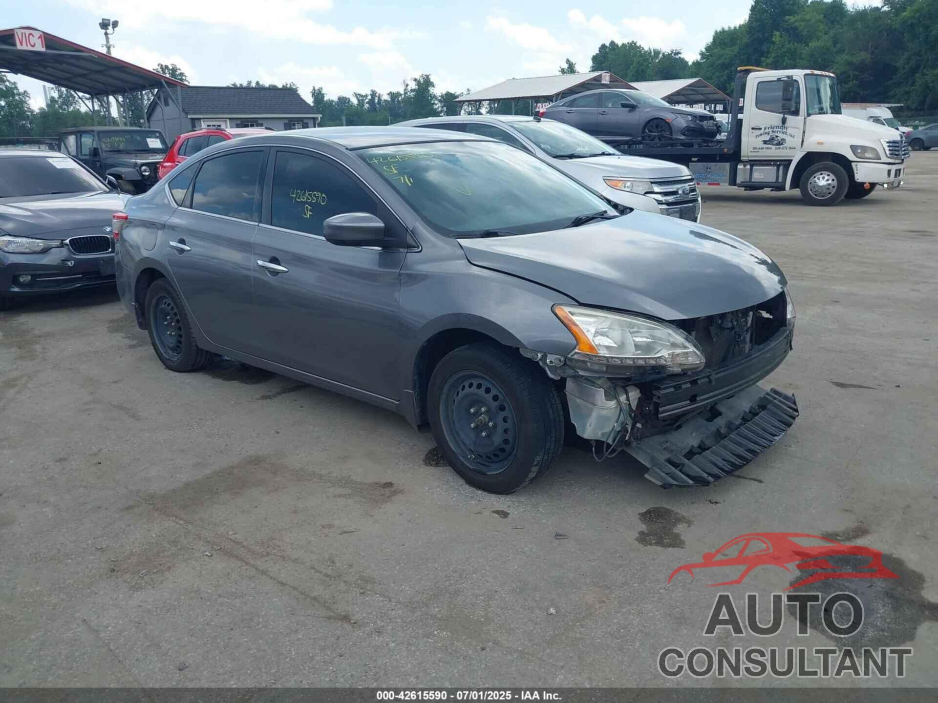 NISSAN SENTRA 2015 - 3N1AB7APXFY295600