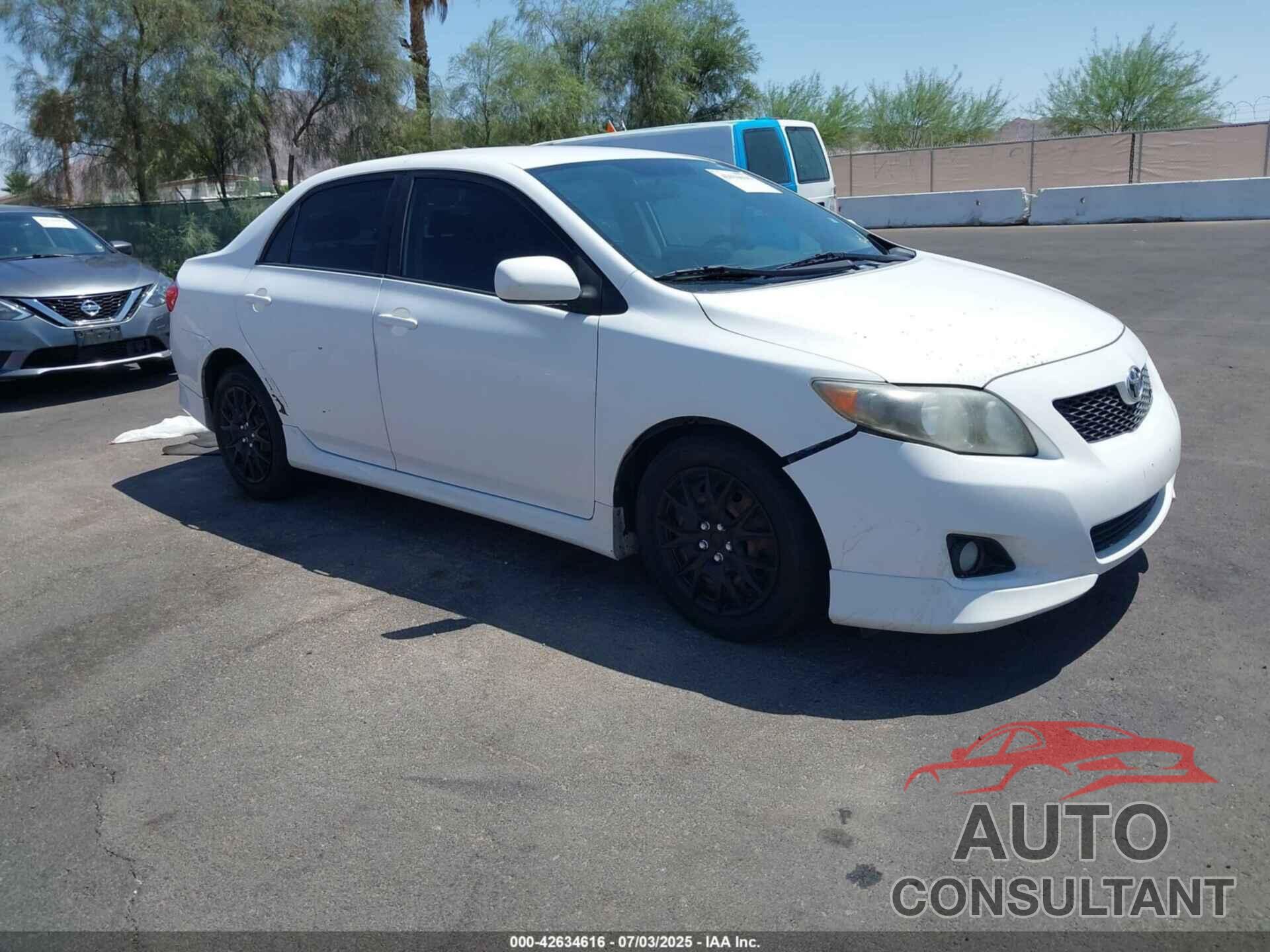 TOYOTA COROLLA 2009 - 1NXBU40E29Z097428