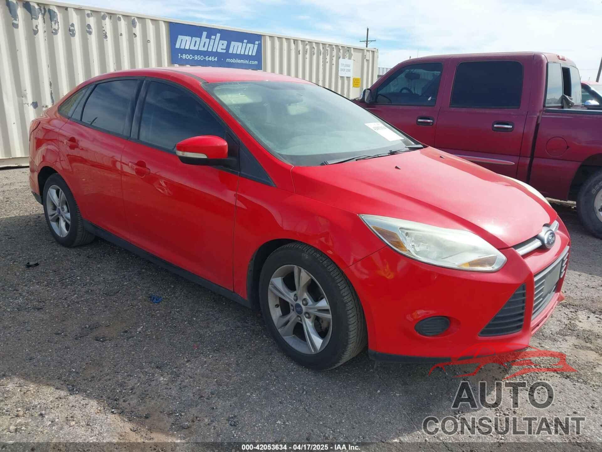 FORD FOCUS 2013 - 1FADP3F22DL262796