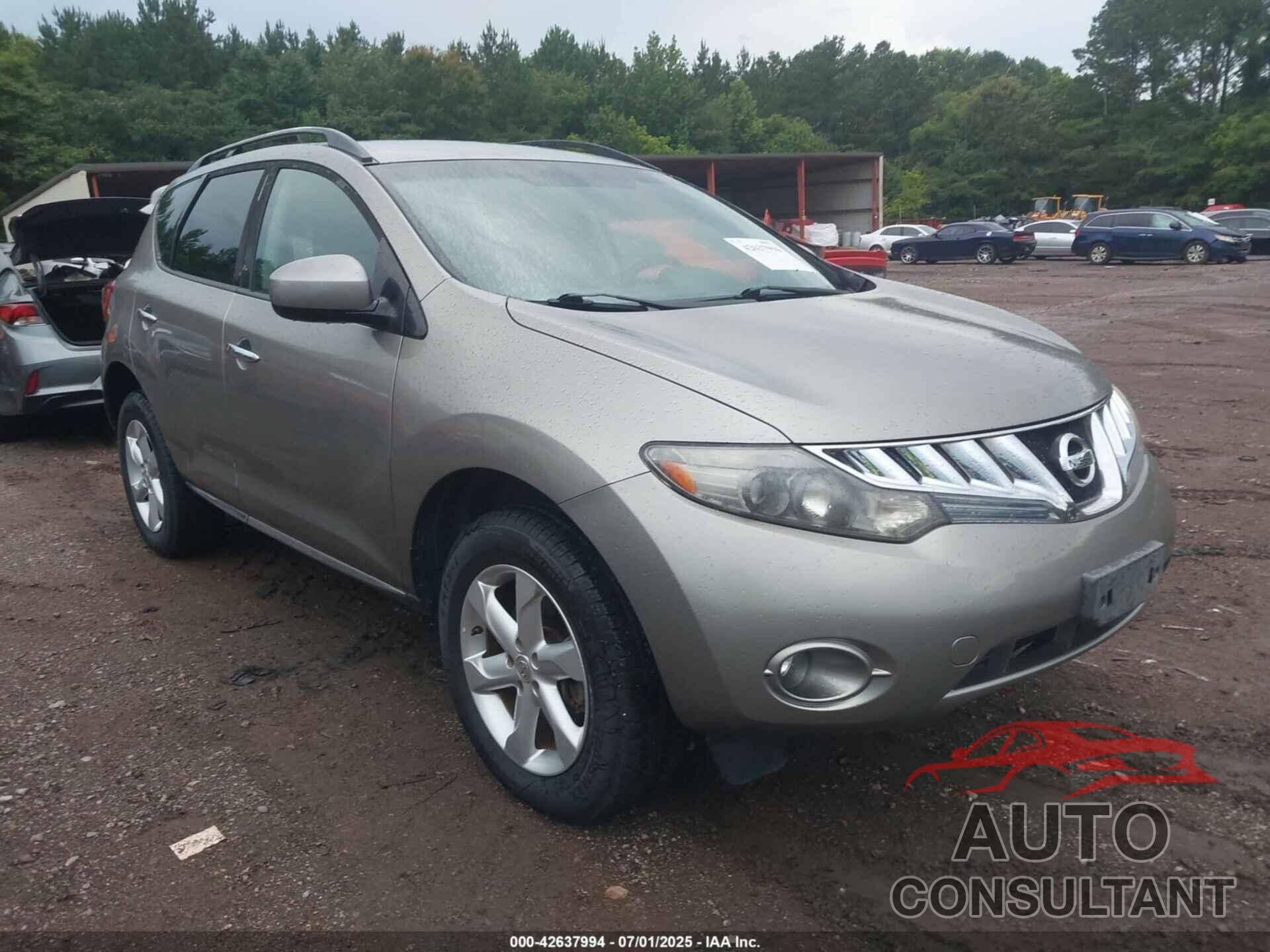 NISSAN MURANO 2009 - JN8AZ18U09W031528