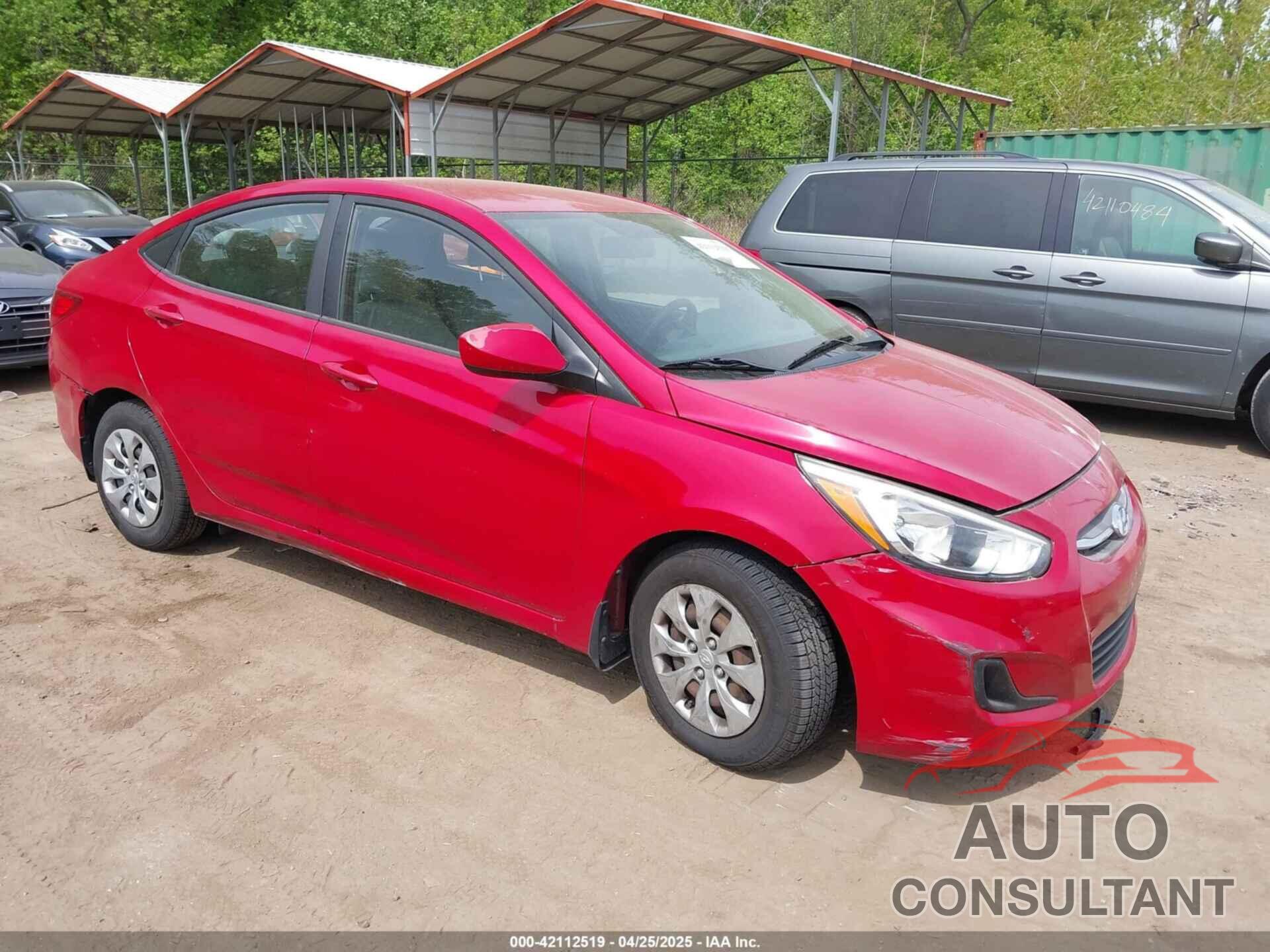 HYUNDAI ACCENT 2016 - KMHCT4AE3GU111128