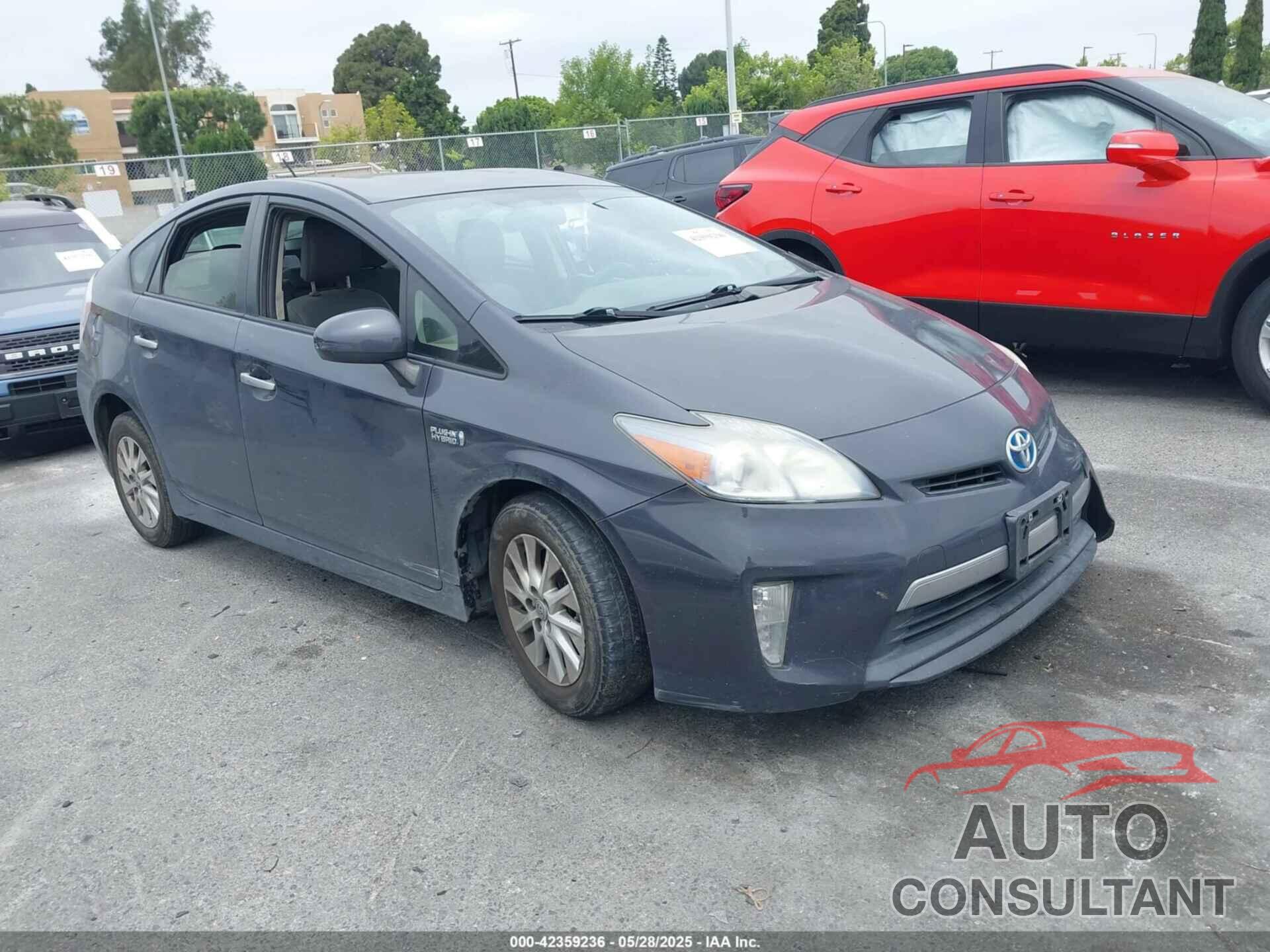 TOYOTA PRIUS PLUG-IN 2012 - JTDKN3DP8C3015254