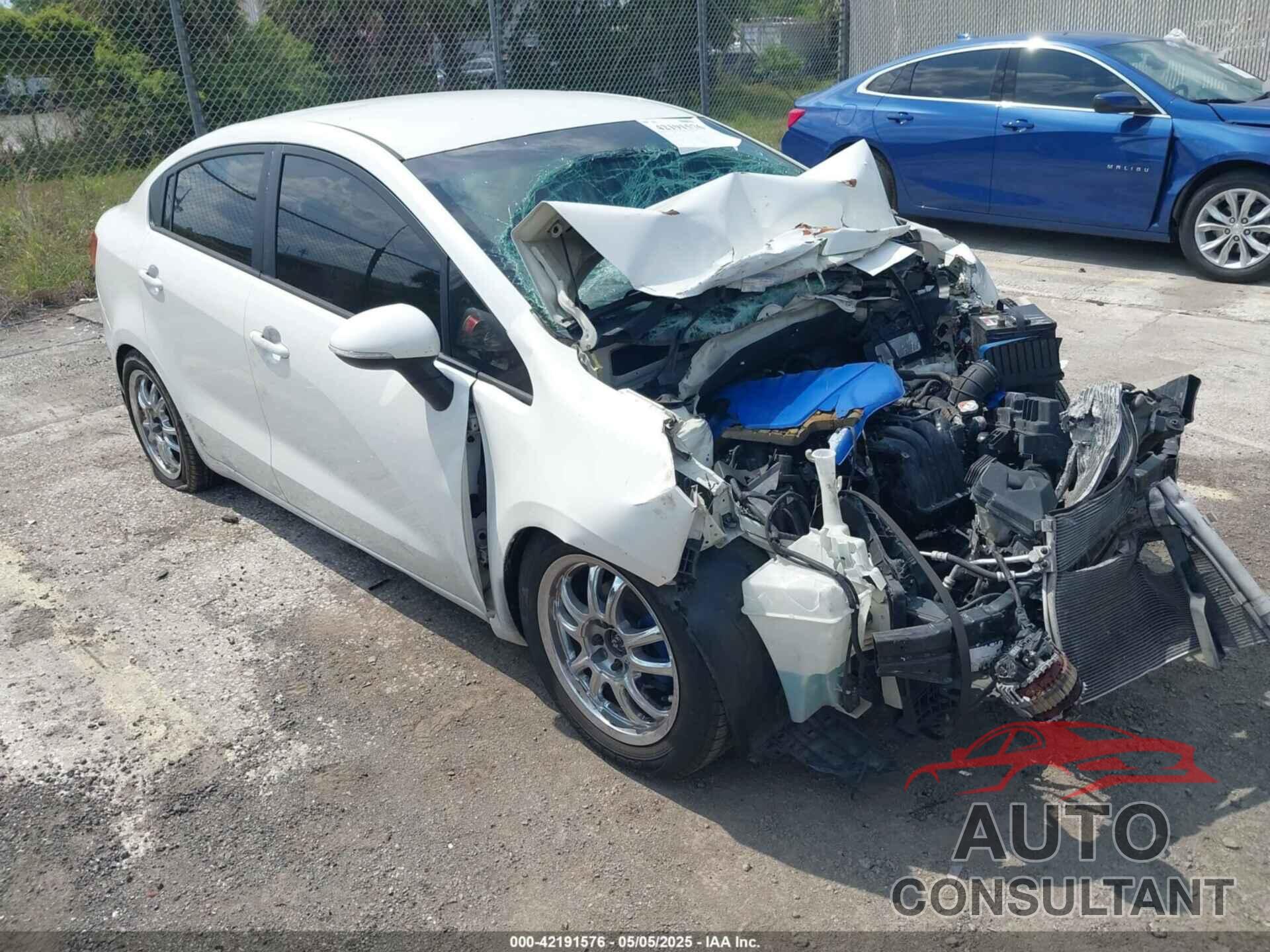 KIA RIO 2012 - KNADN4A39C6056648