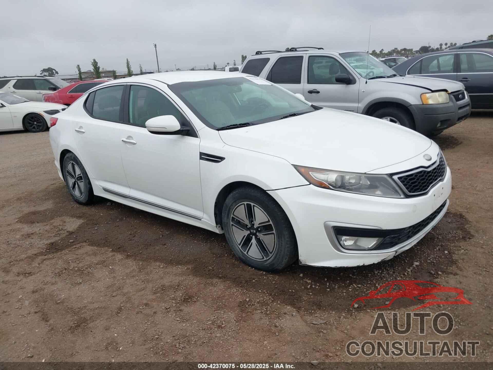 KIA OPTIMA HYBRID 2012 - KNAGM4AD5C5028229