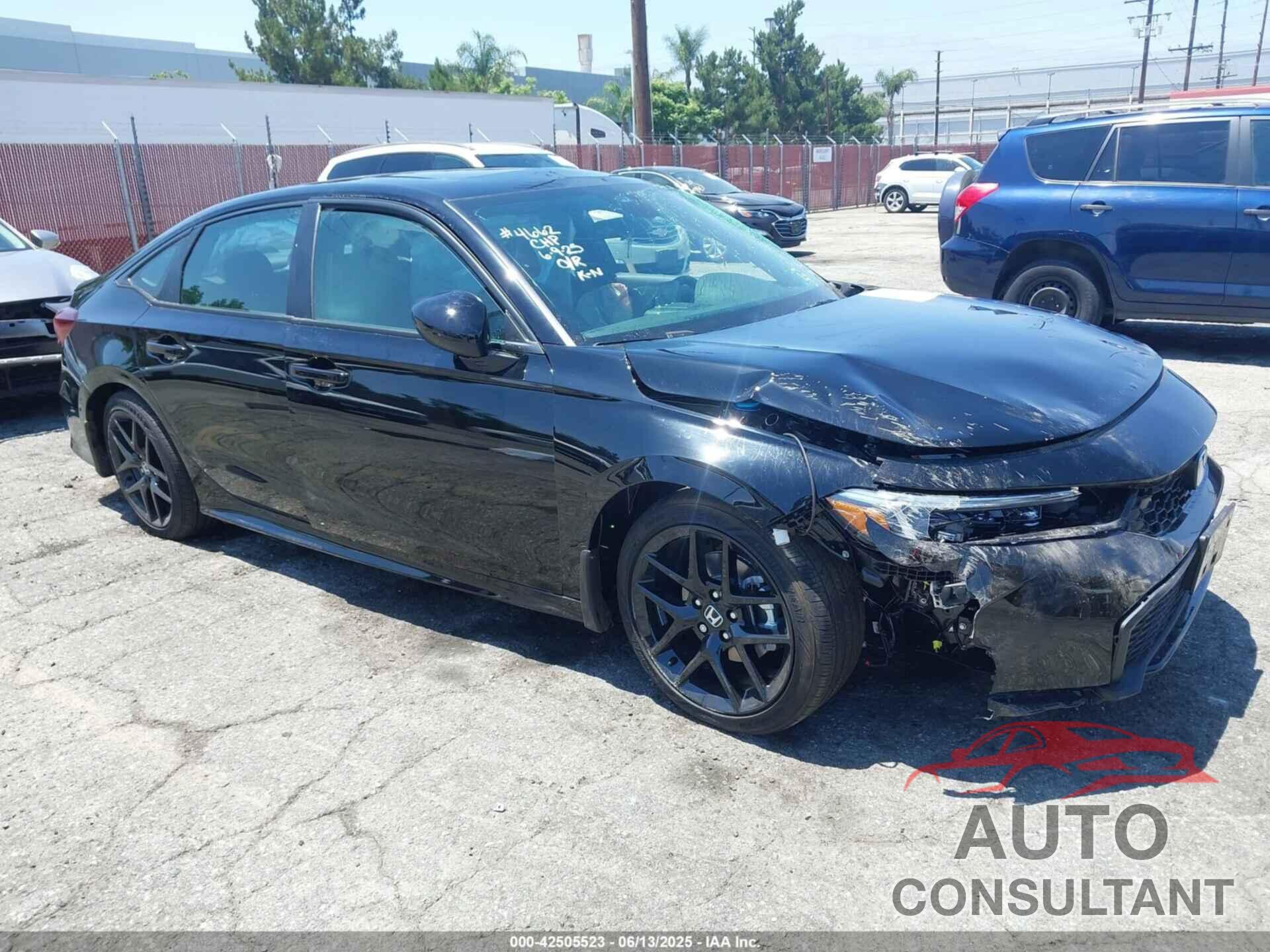 HONDA CIVIC HYBRID 2025 - 2HGFE4F86SH350104