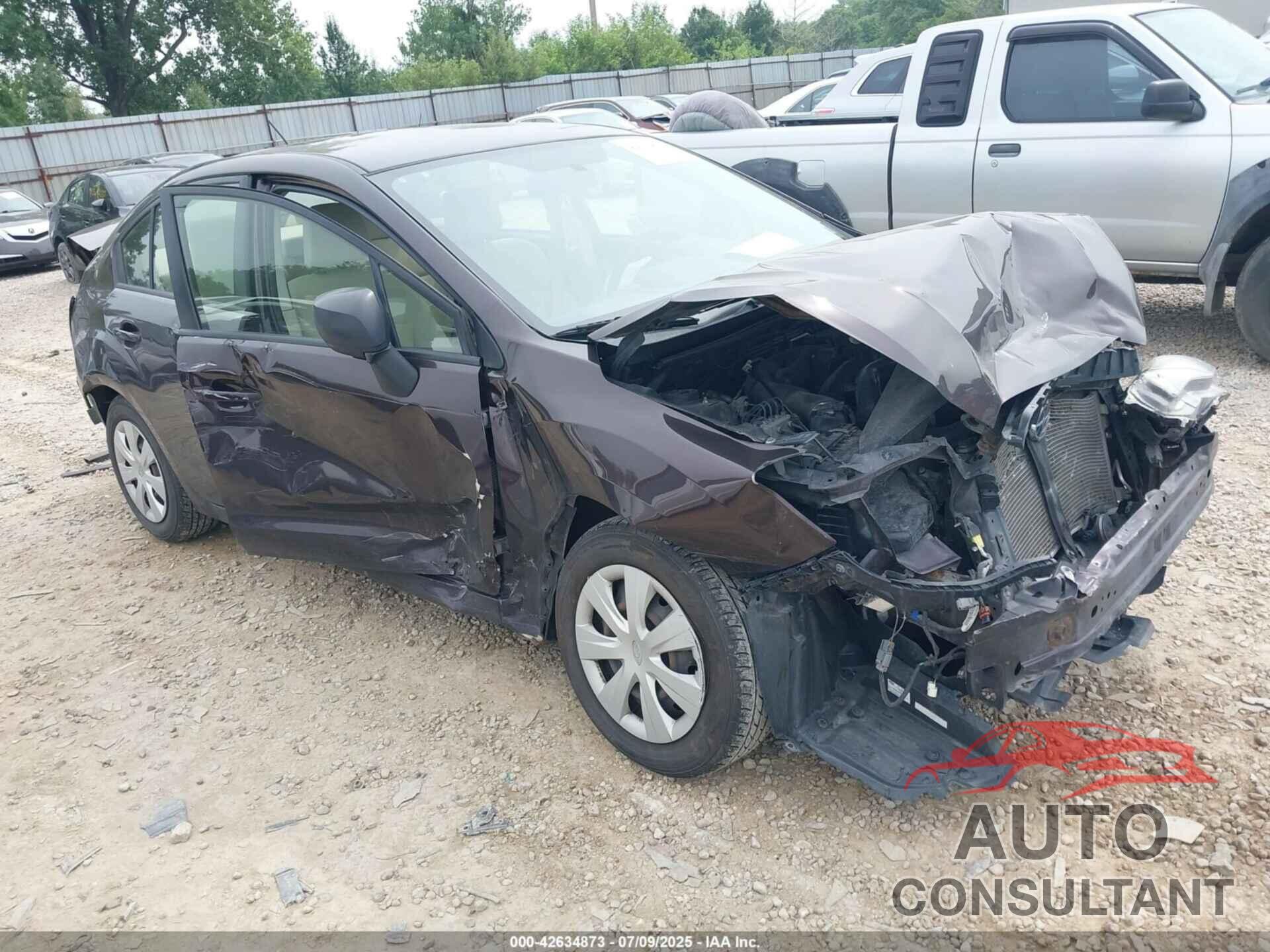 SUBARU IMPREZA 2013 - JF1GJAA63DH019515