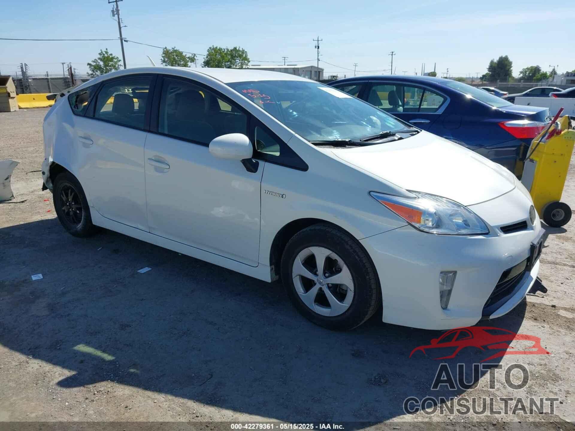 TOYOTA PRIUS 2015 - JTDKN3DU9F0453194