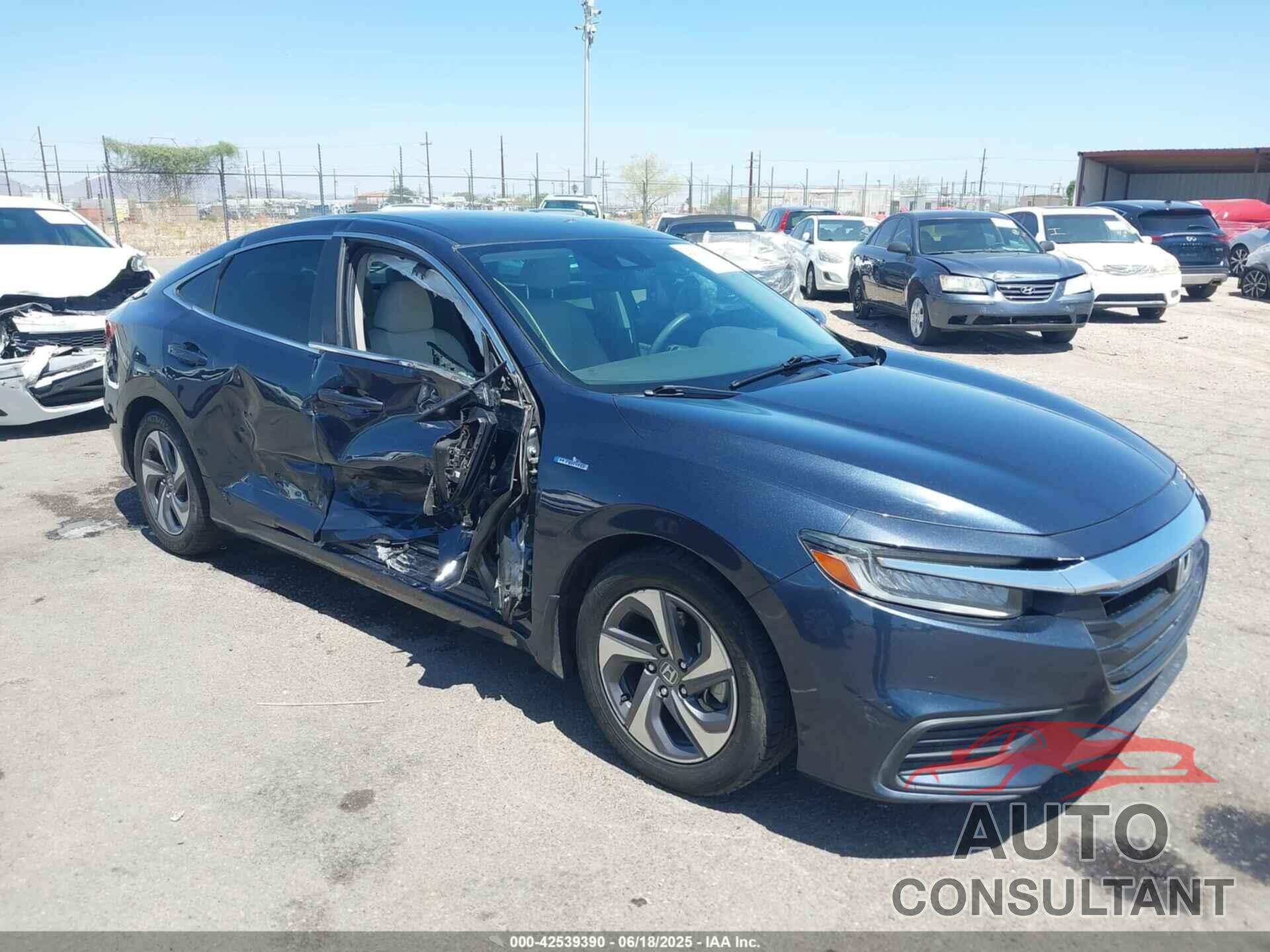 HONDA INSIGHT 2019 - 19XZE4F51KE018827