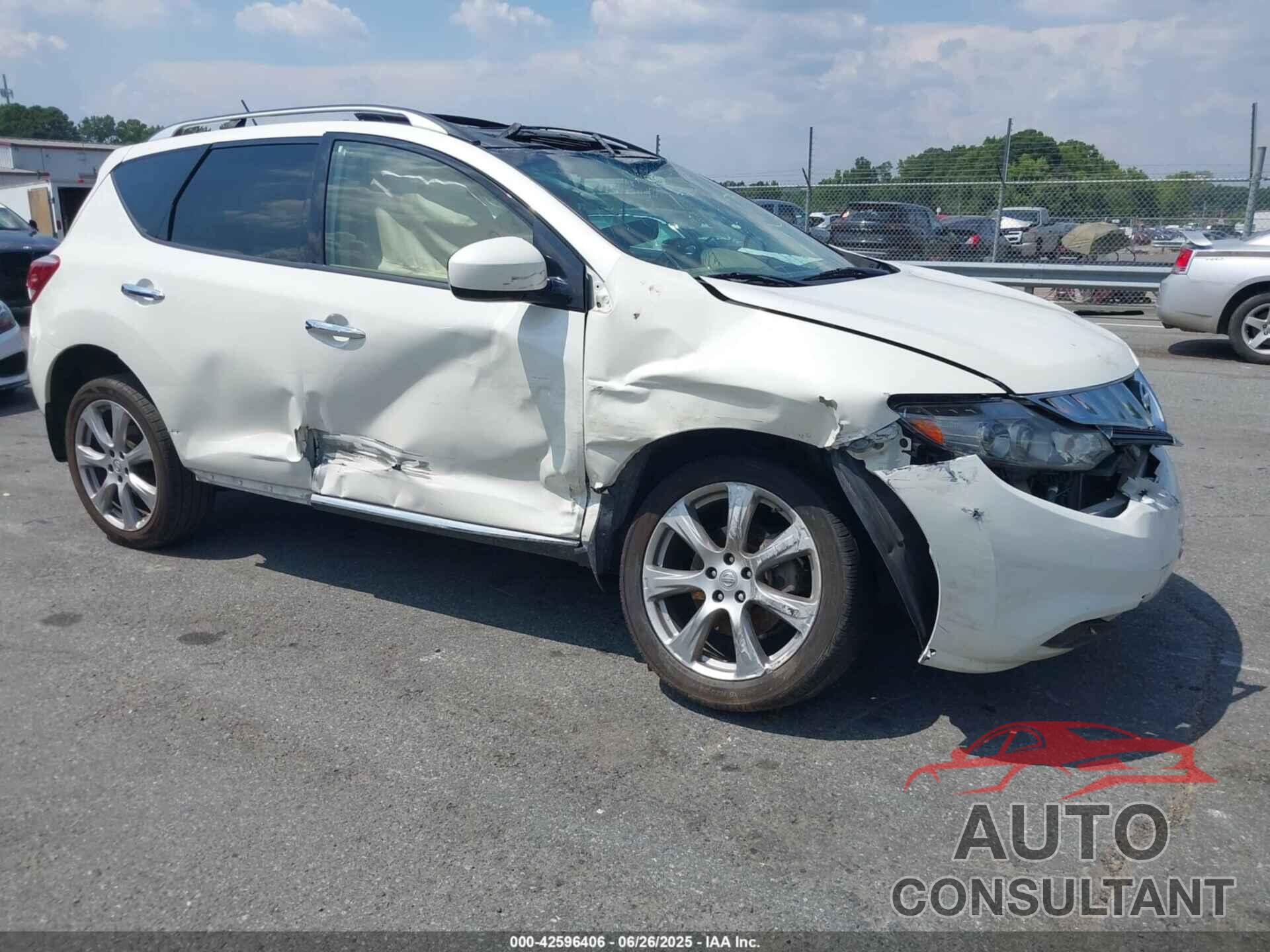 NISSAN MURANO 2013 - JN8AZ1MWXDW322117