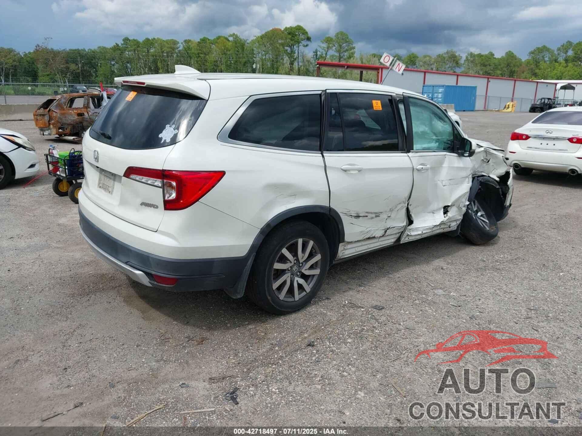 HONDA PILOT 2019 - 5FNYF6H49KB067552