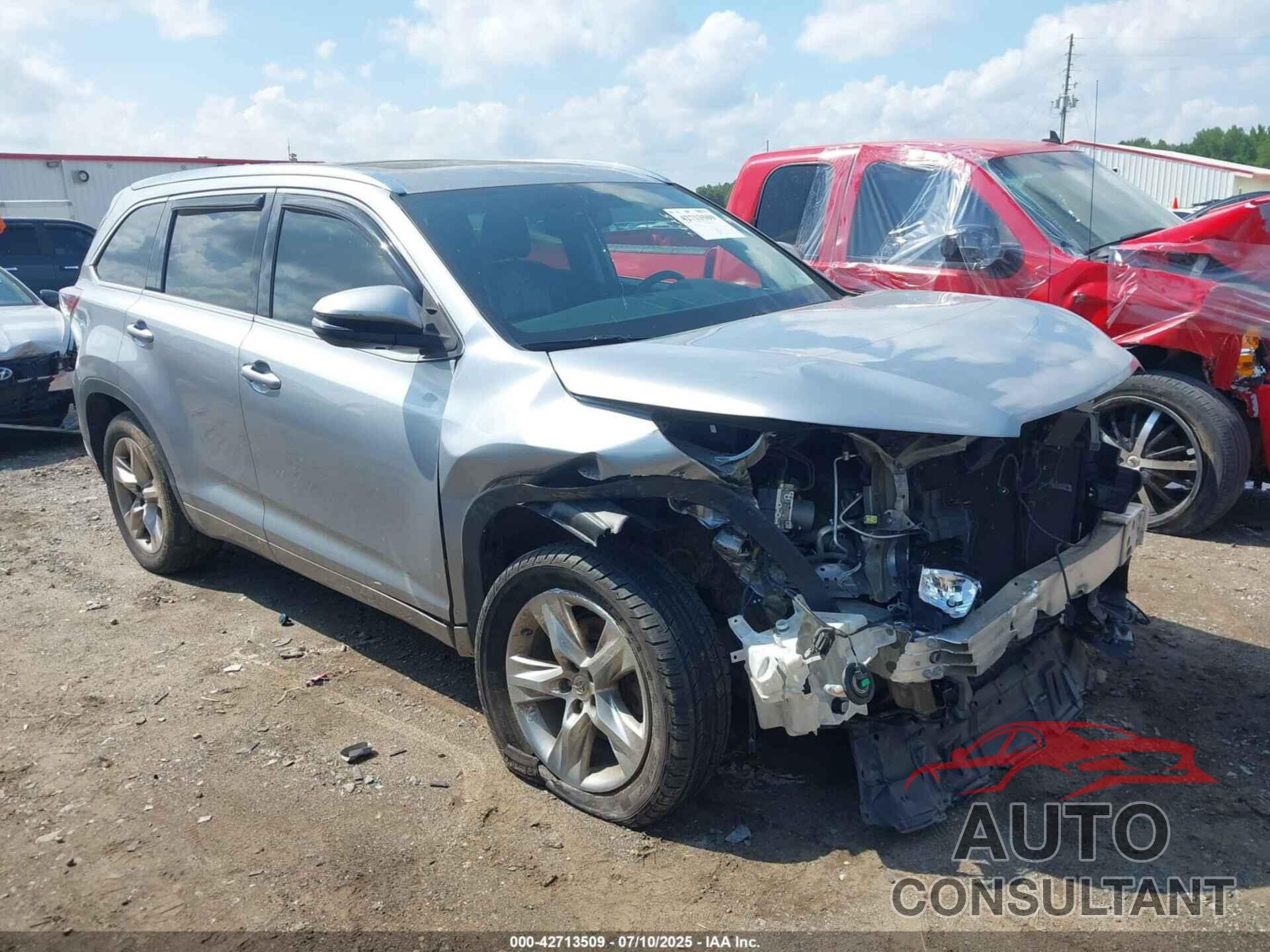 TOYOTA HIGHLANDER 2016 - 5TDYKRFH2GS126866