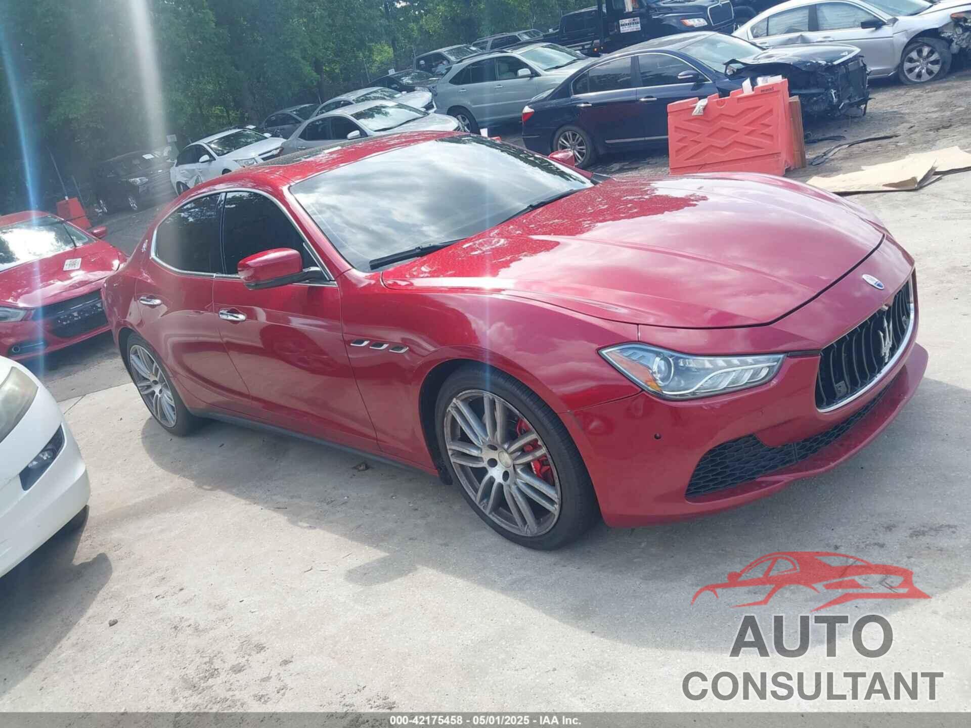 MASERATI GHIBLI 2015 - ZAM57RTA3F1141797