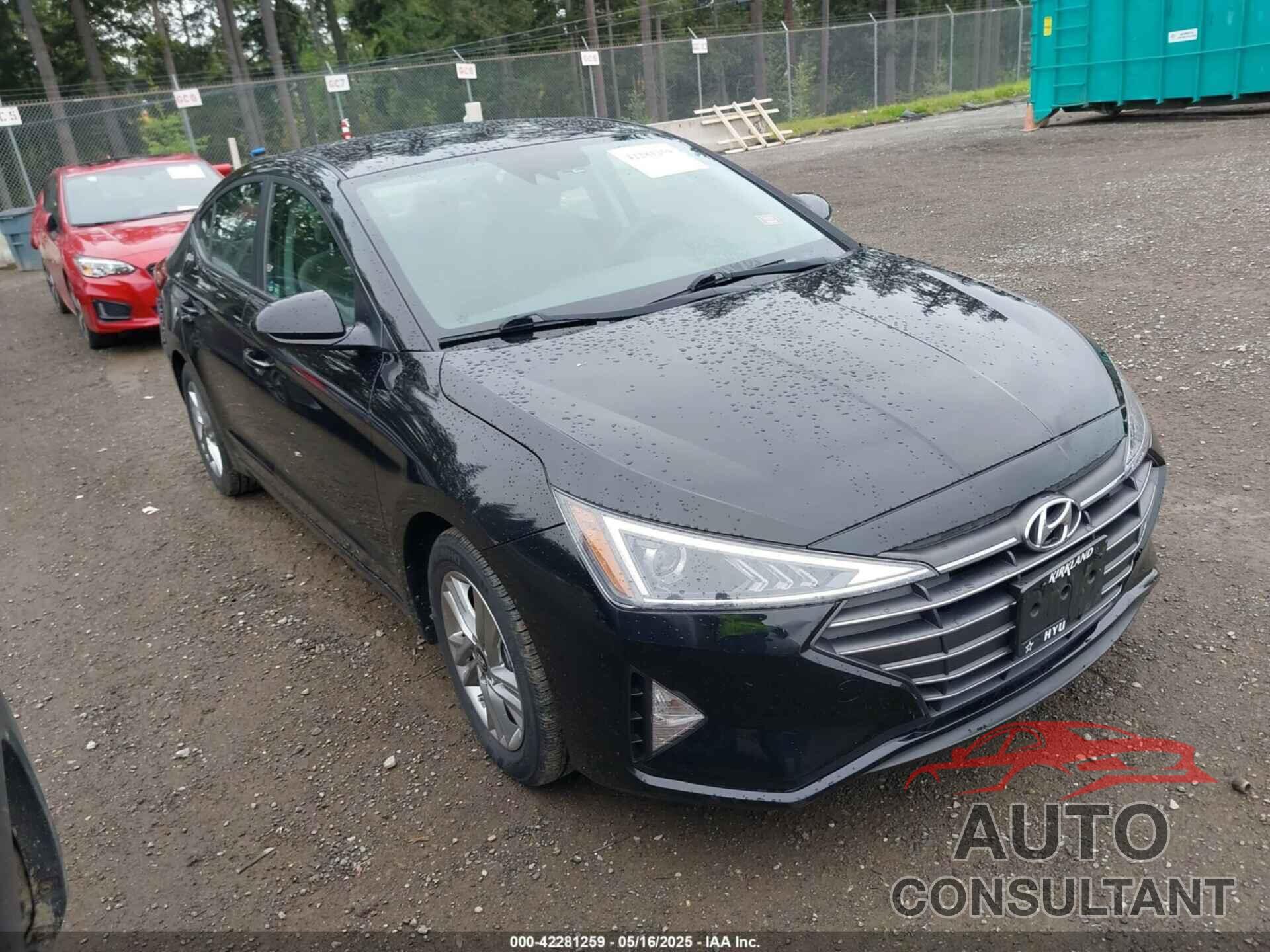 HYUNDAI ELANTRA 2019 - KMHD84LF2KU797912