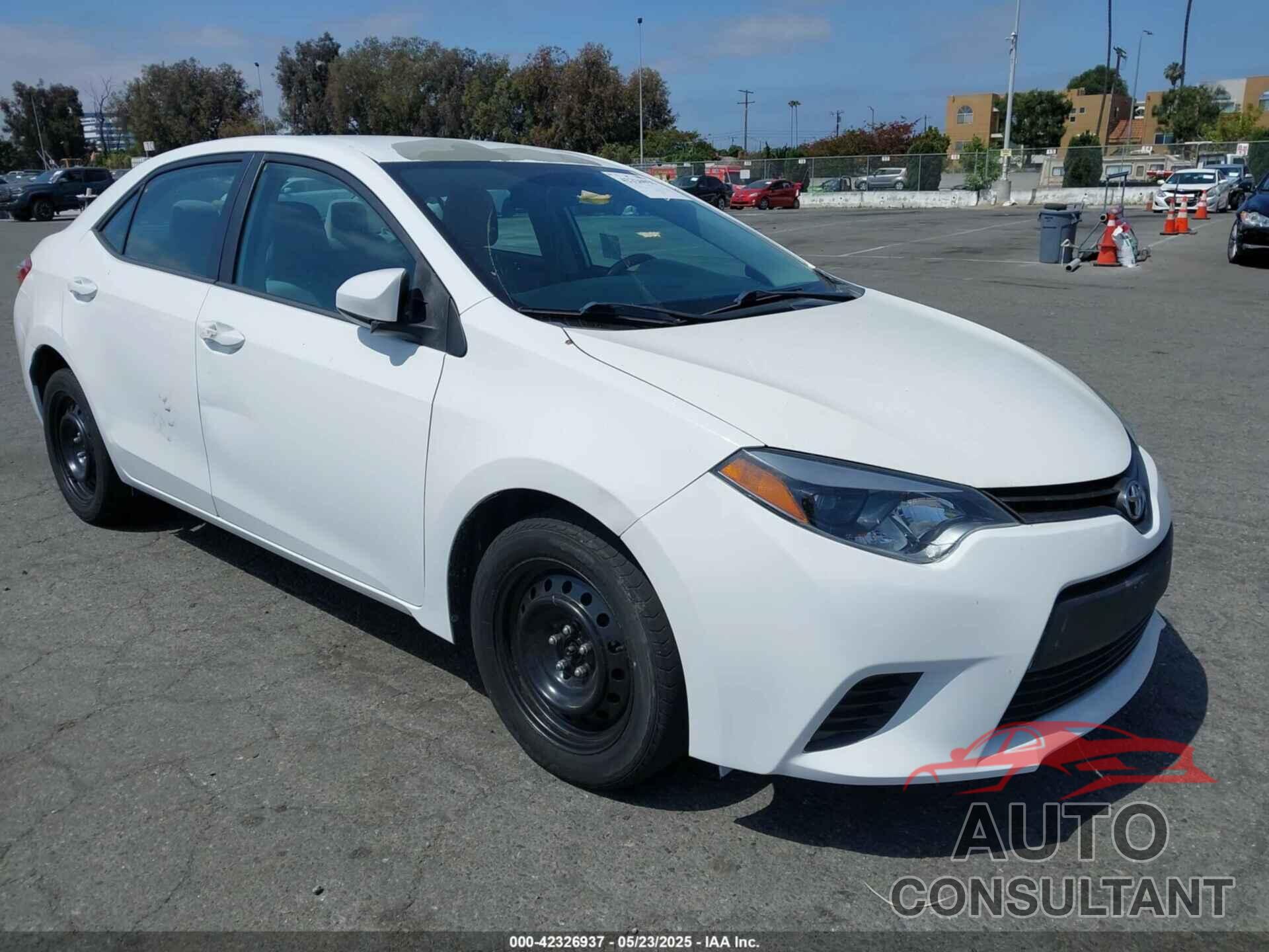 TOYOTA COROLLA 2014 - 5YFBURHE3EP099315