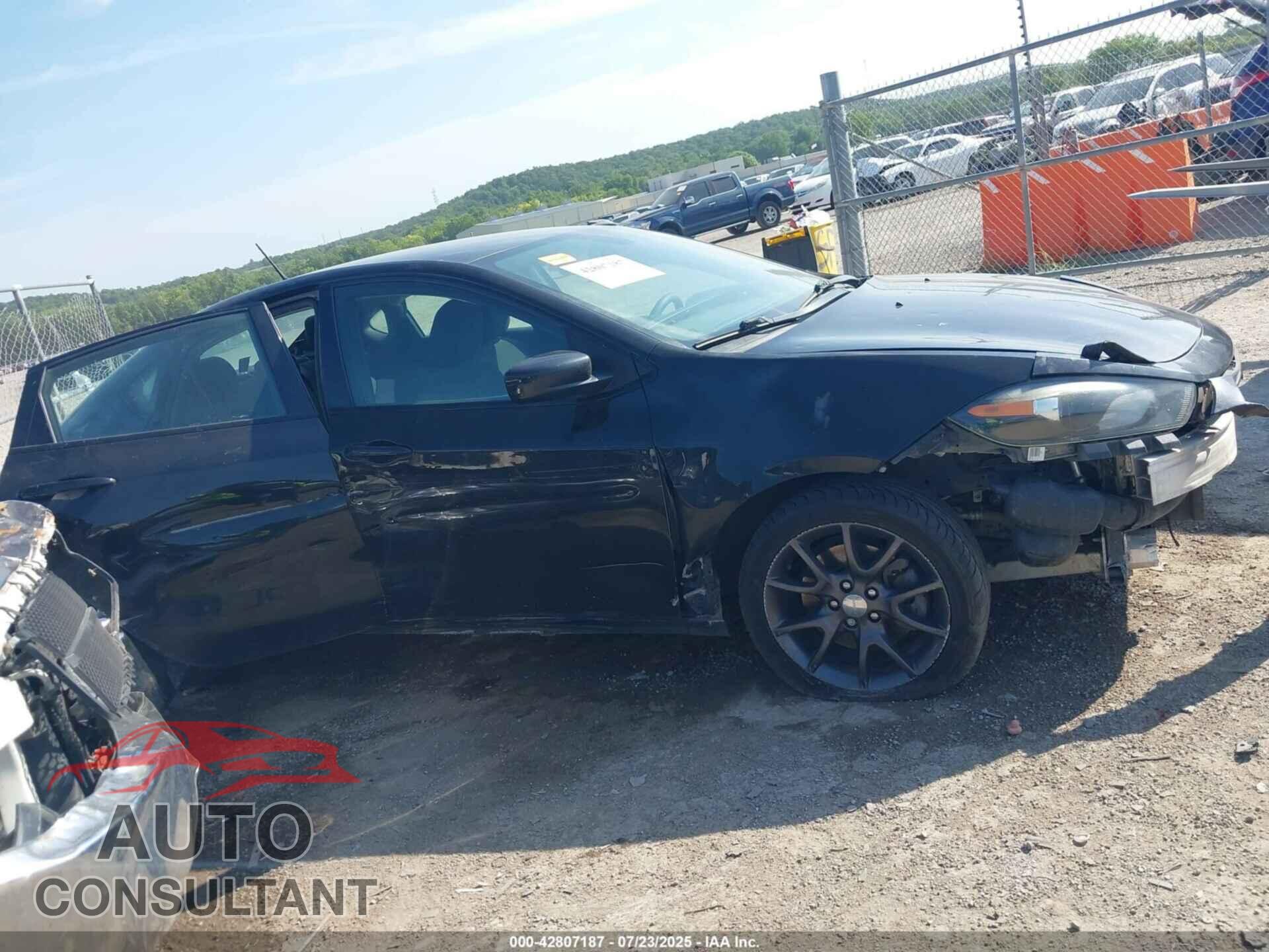 DODGE DART 2016 - 1C3CDFAA9GD728144