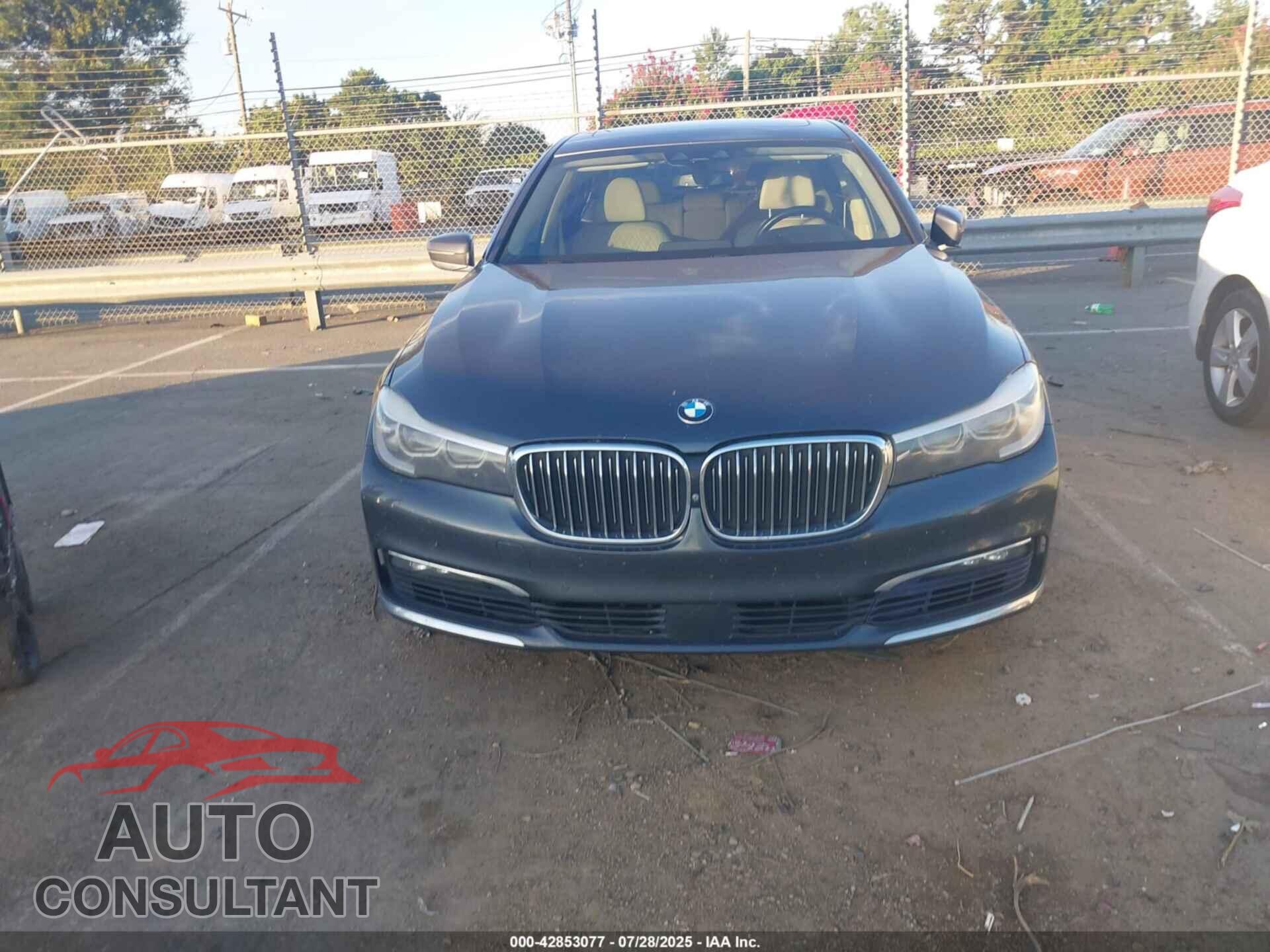 BMW 740I 2017 - WBA7E2C56HG739442