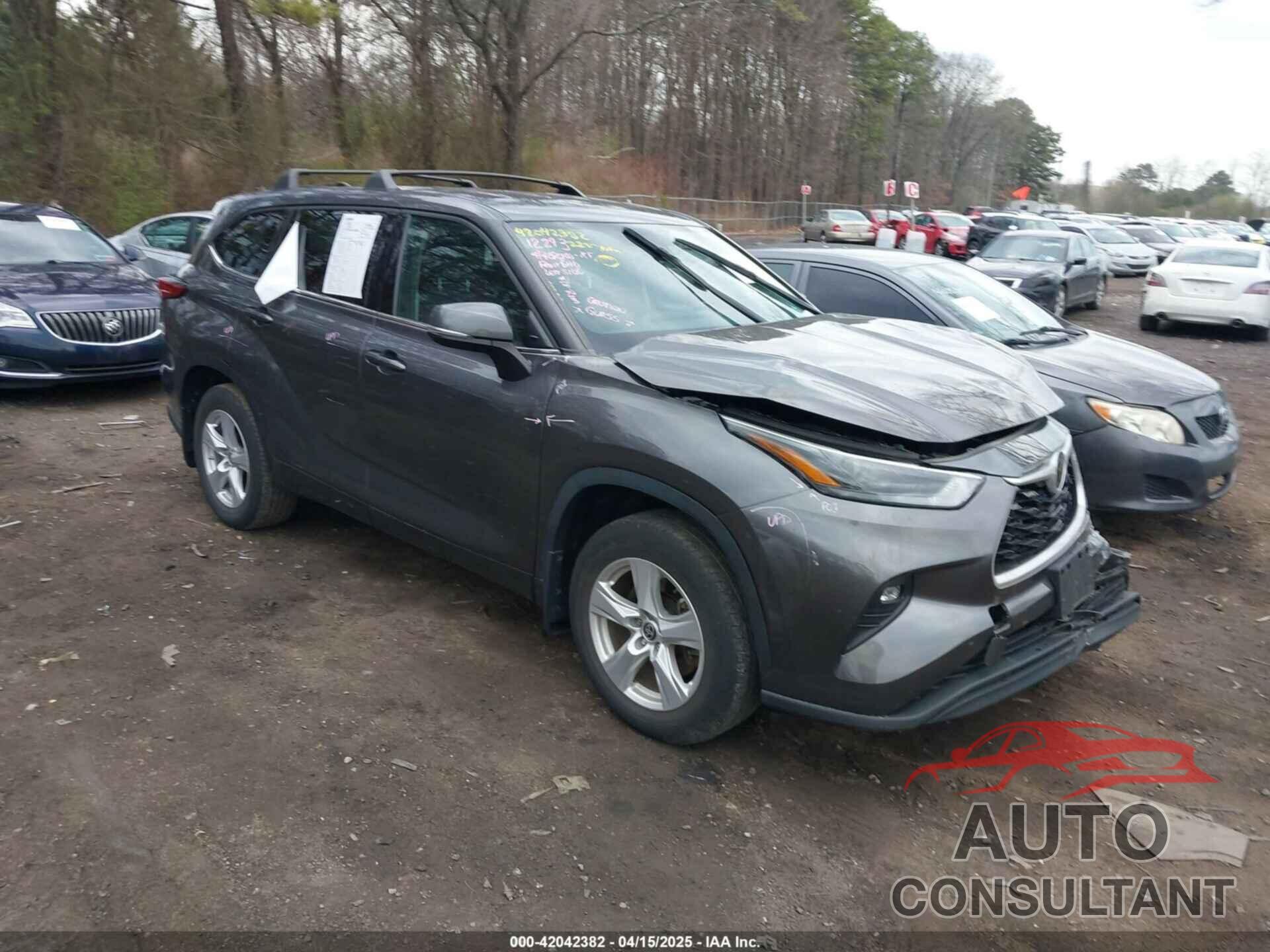 TOYOTA HIGHLANDER 2022 - 5TDBZRBH4NS192520