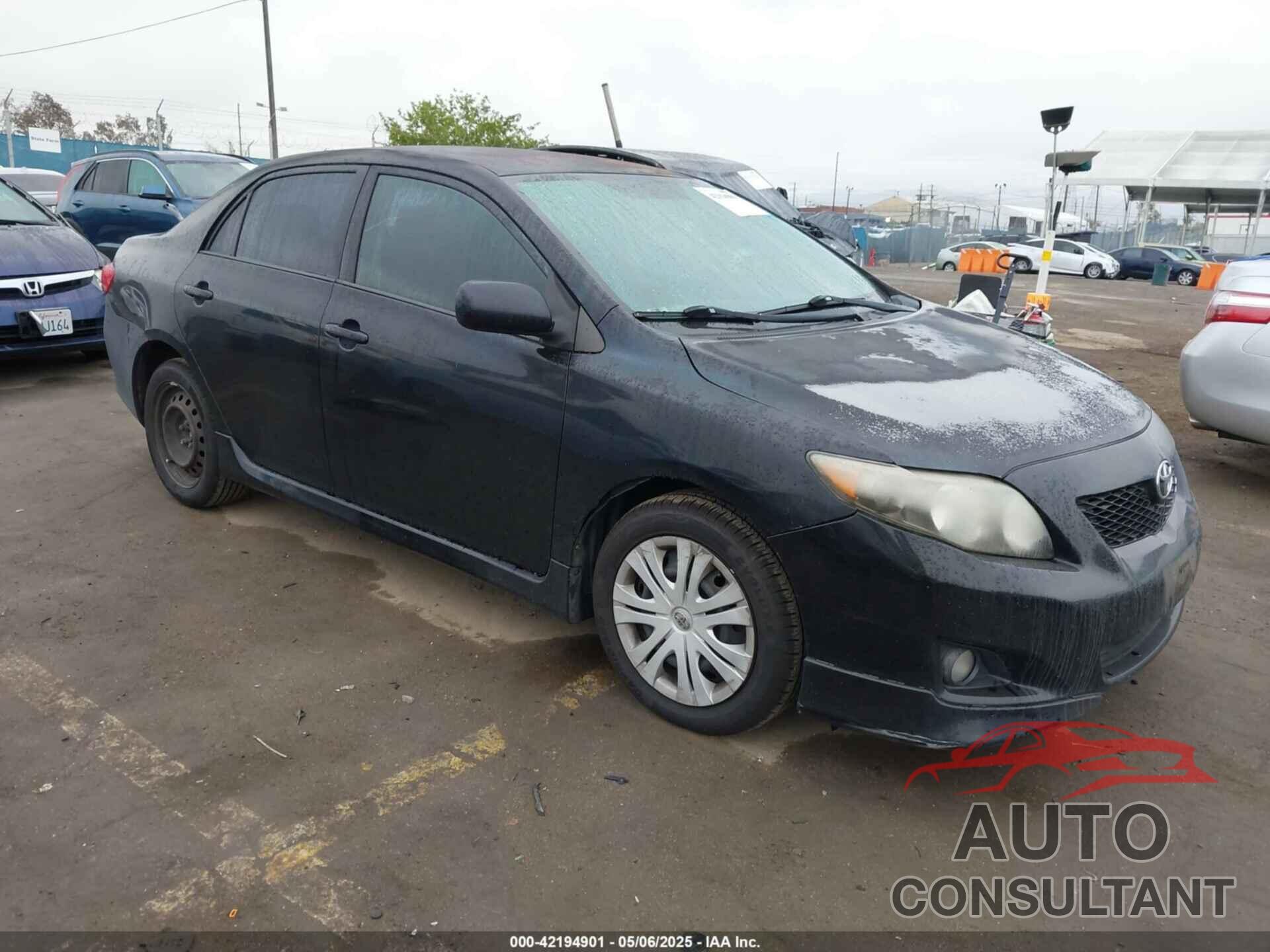 TOYOTA COROLLA 2009 - 1NXBU40E89Z085705