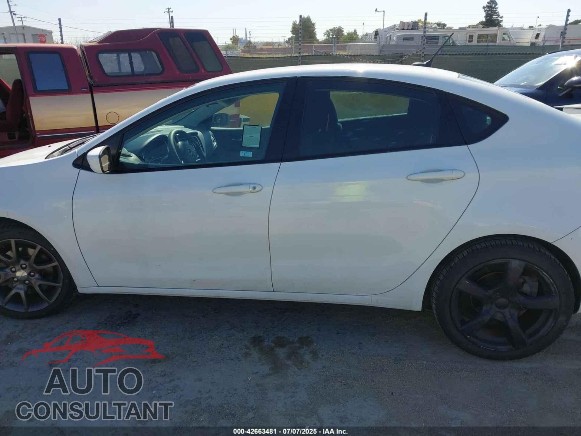 DODGE DART 2016 - 1C3CDFAA7GD533501