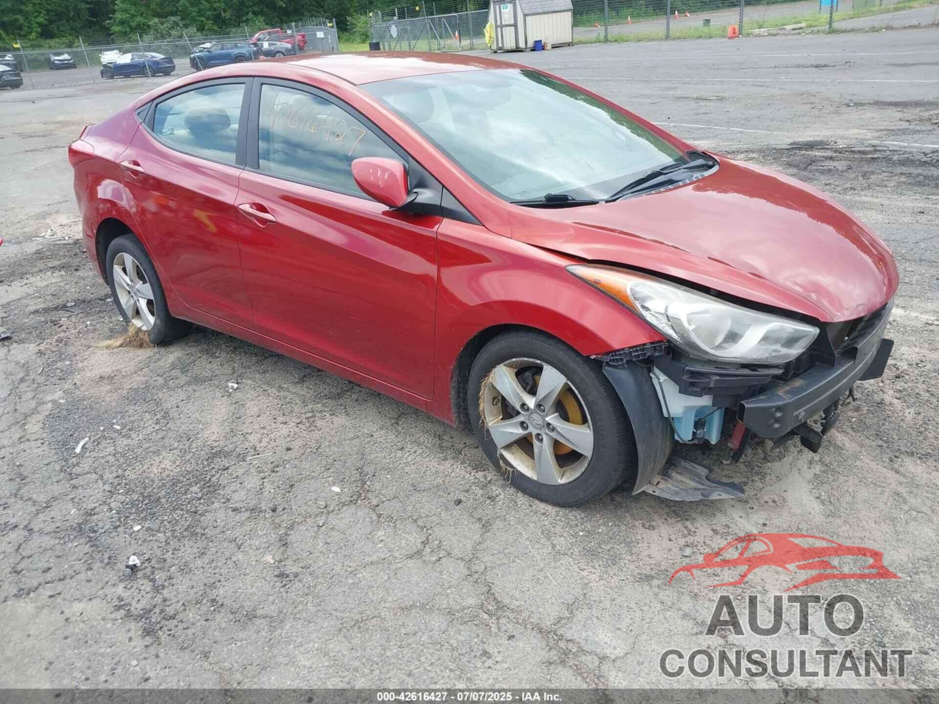HYUNDAI ELANTRA 2011 - KMHDH4AE7BU103936