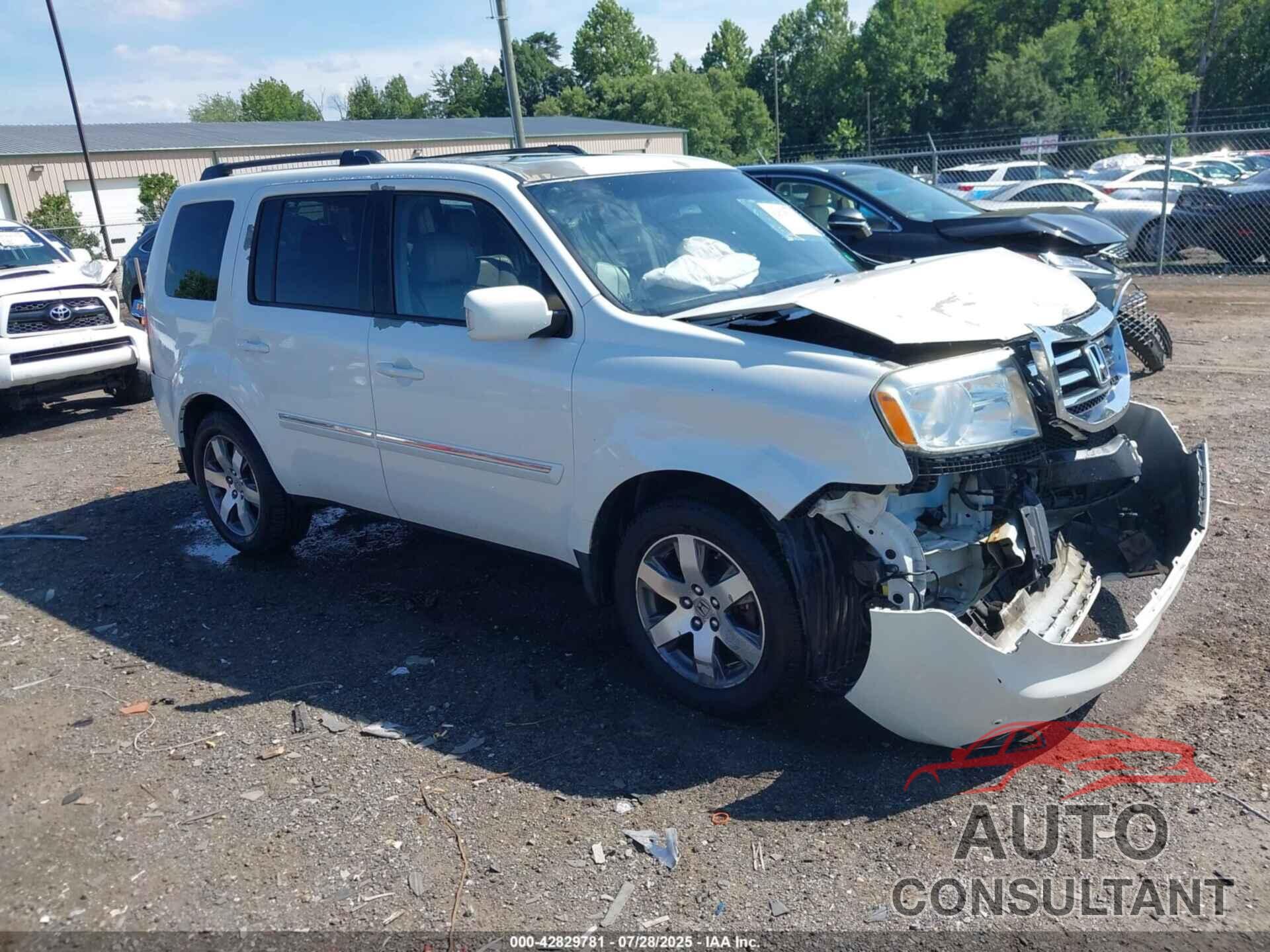 HONDA PILOT 2012 - 5FNYF4H94CB013660