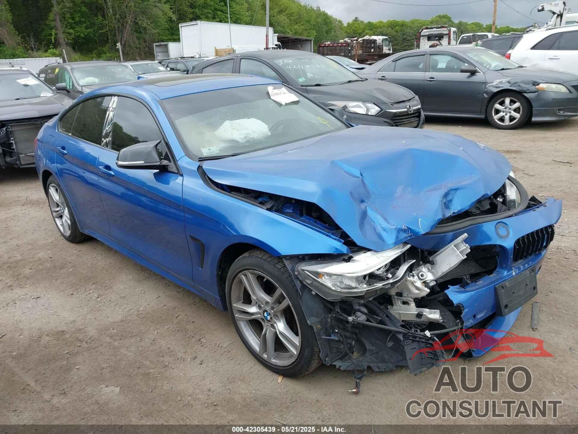 BMW 430I GRAN COUPE 2017 - WBA4F9C56HG792585