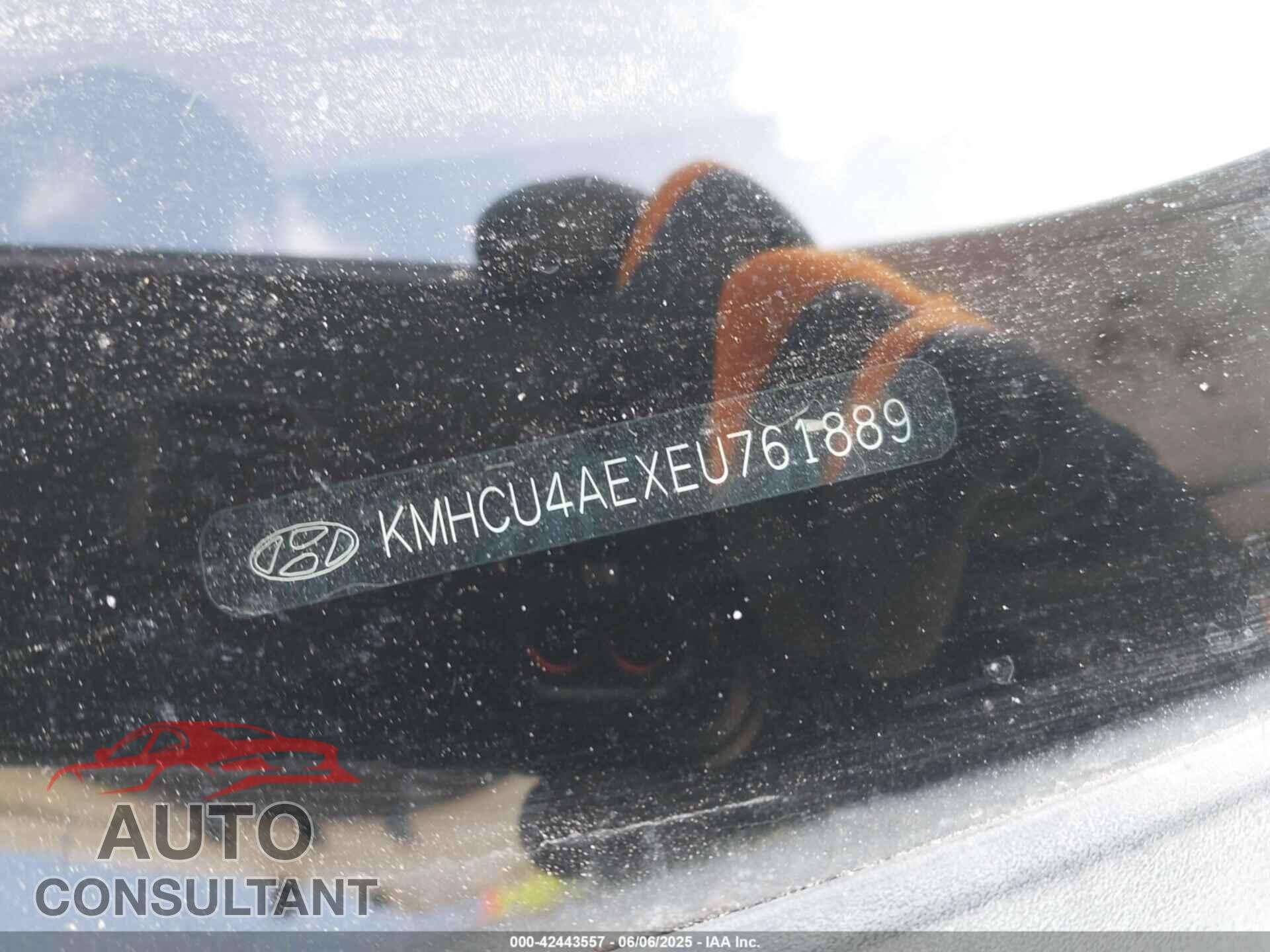 HYUNDAI ACCENT 2014 - KMHCU4AEXEU761889