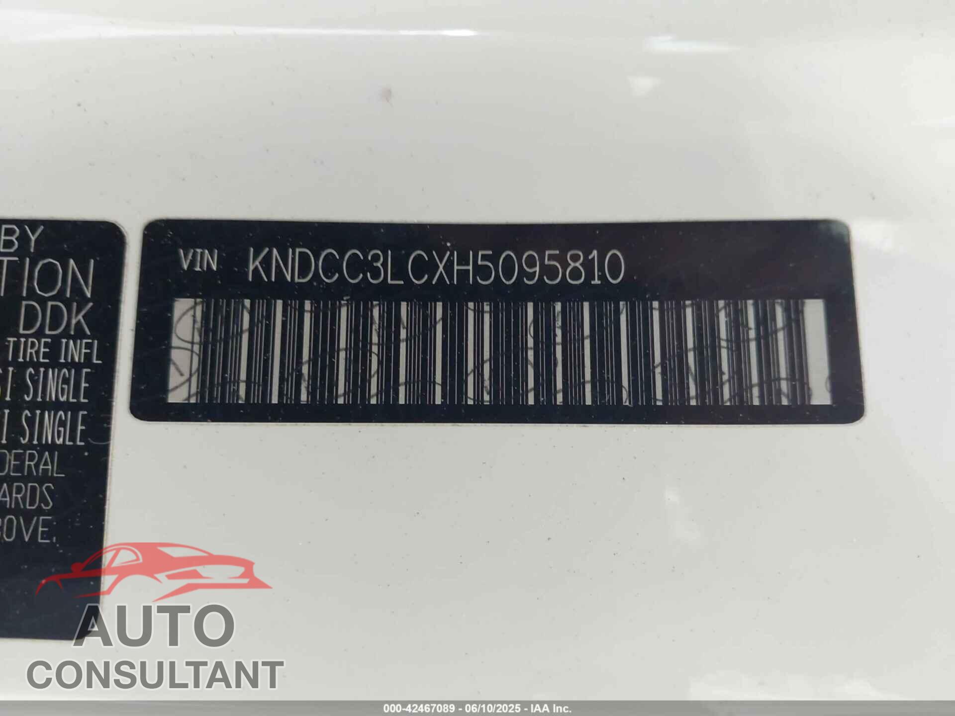 KIA NIRO 2017 - KNDCC3LCXH5095810