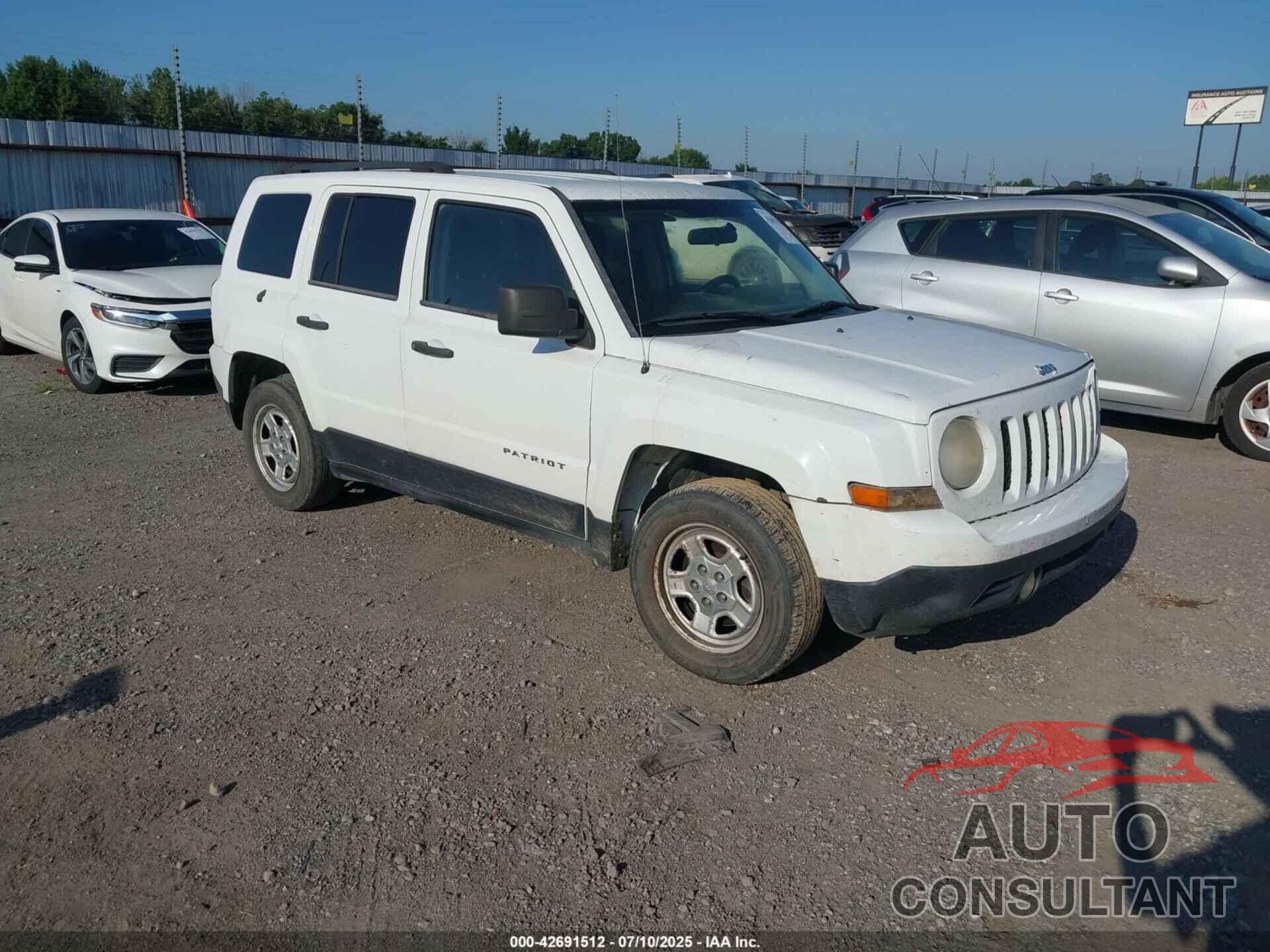JEEP PATRIOT 2013 - 1C4NJPBA5DD260300