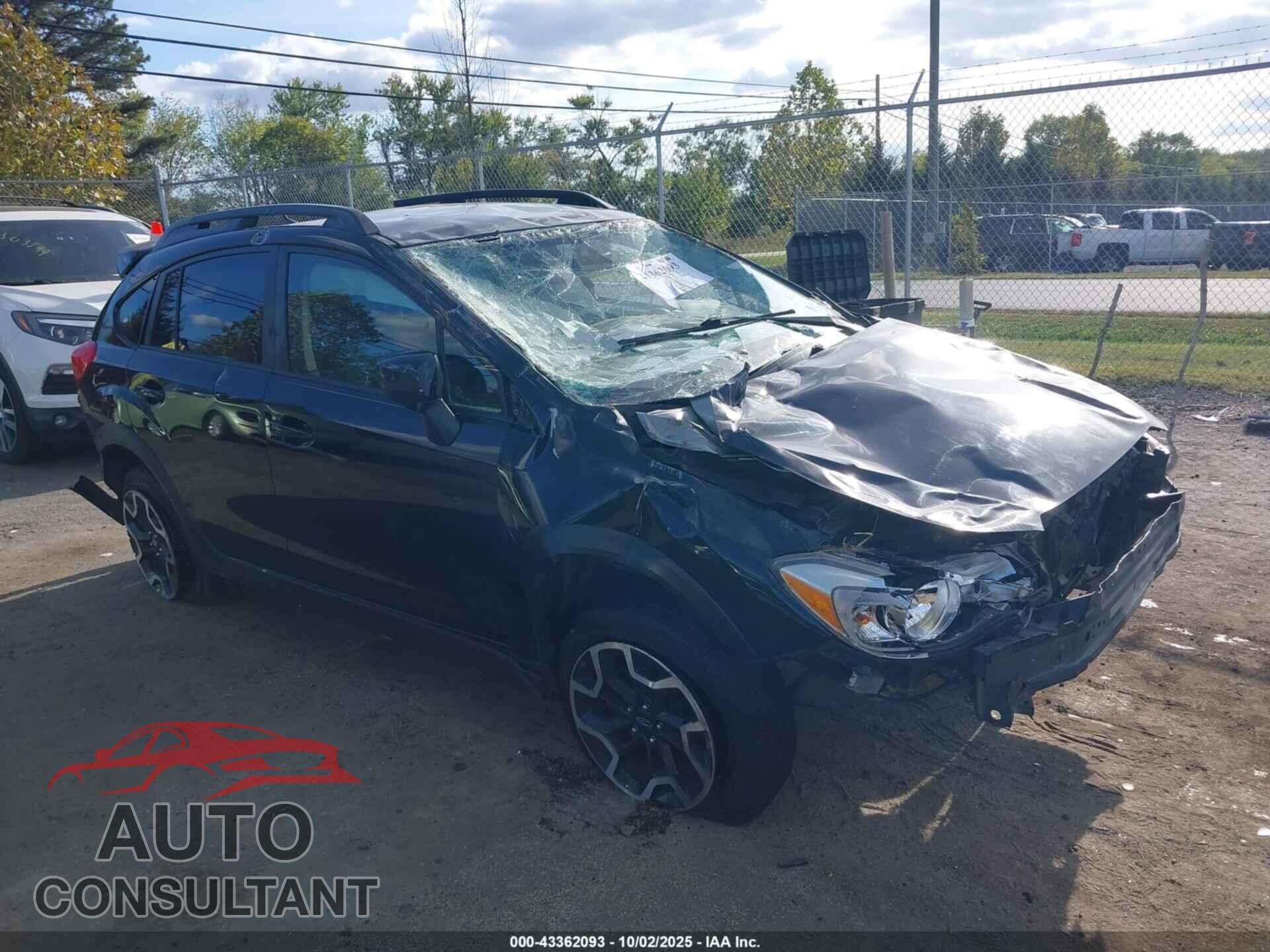 SUBARU CROSSTREK 2016 - JF2GPABC7G8347314