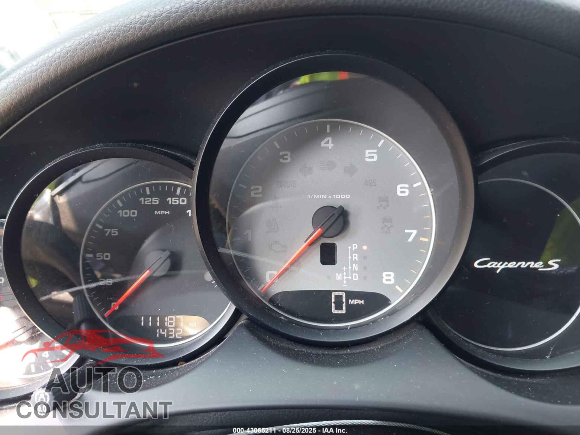 PORSCHE CAYENNE 2012 - WP1AB2A26CLA41972