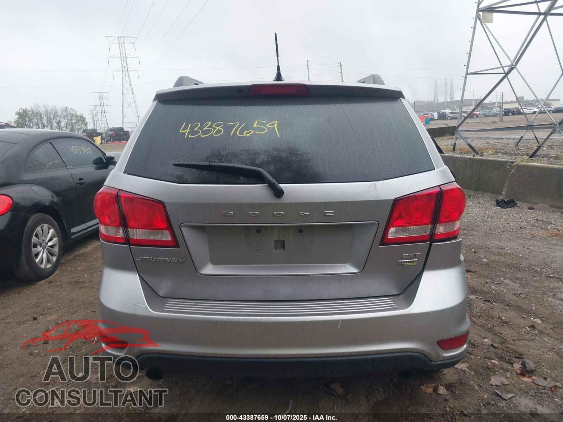 DODGE JOURNEY 2015 - 3C4PDCBG9FT637009