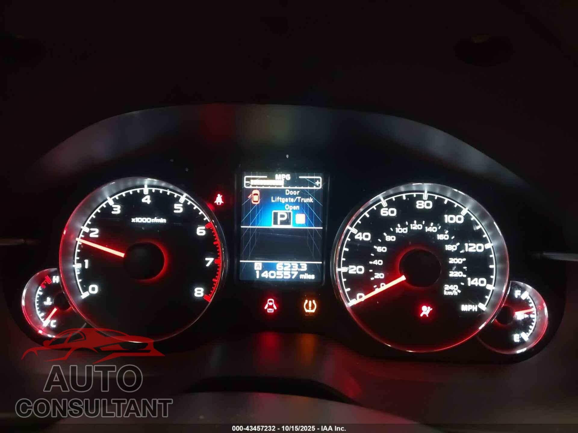 SUBARU OUTBACK 2014 - 4S4BRBKC8E3255224