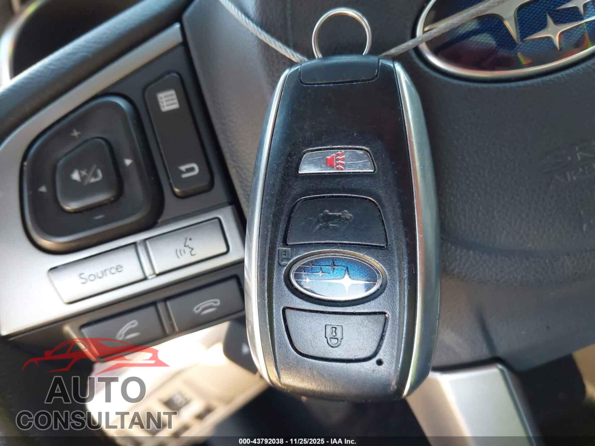 SUBARU OUTBACK 2016 - 4S4BSBNC3G3243467