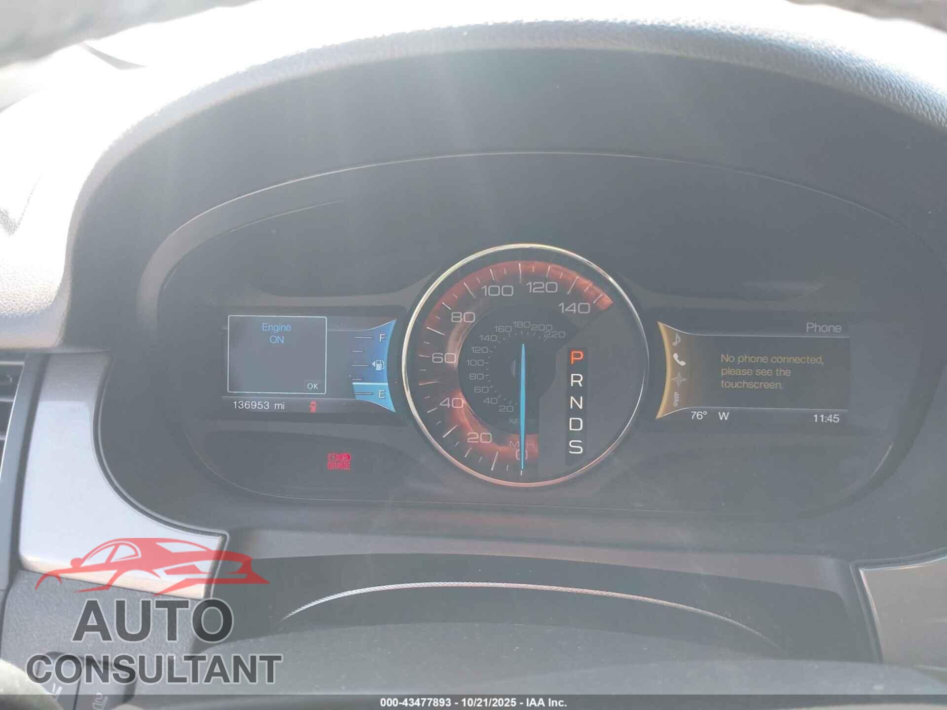 FORD EDGE 2013 - 2FMDK3AK2DBE37723