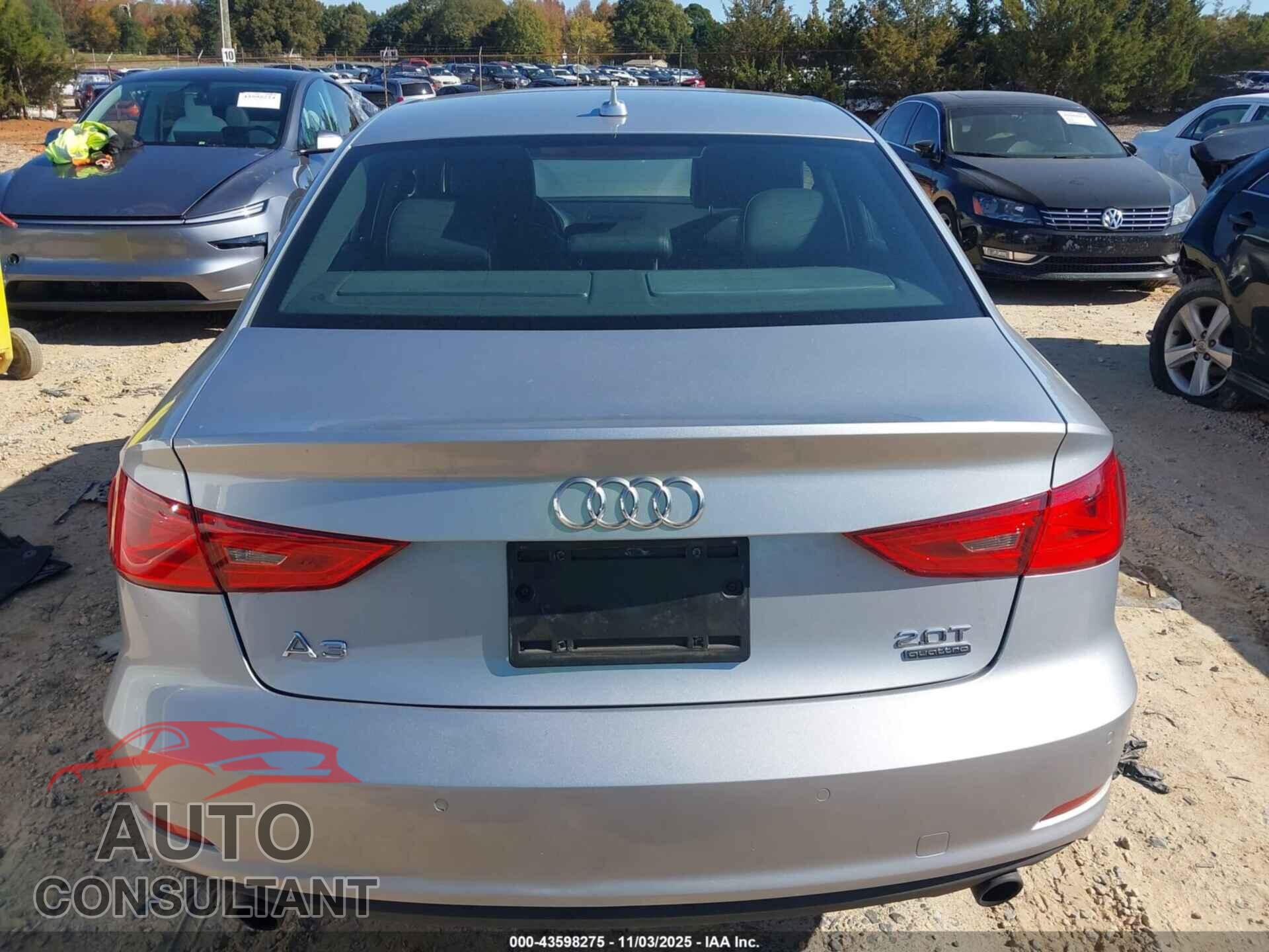 AUDI A3 2016 - WAUB8GFF8G1008564