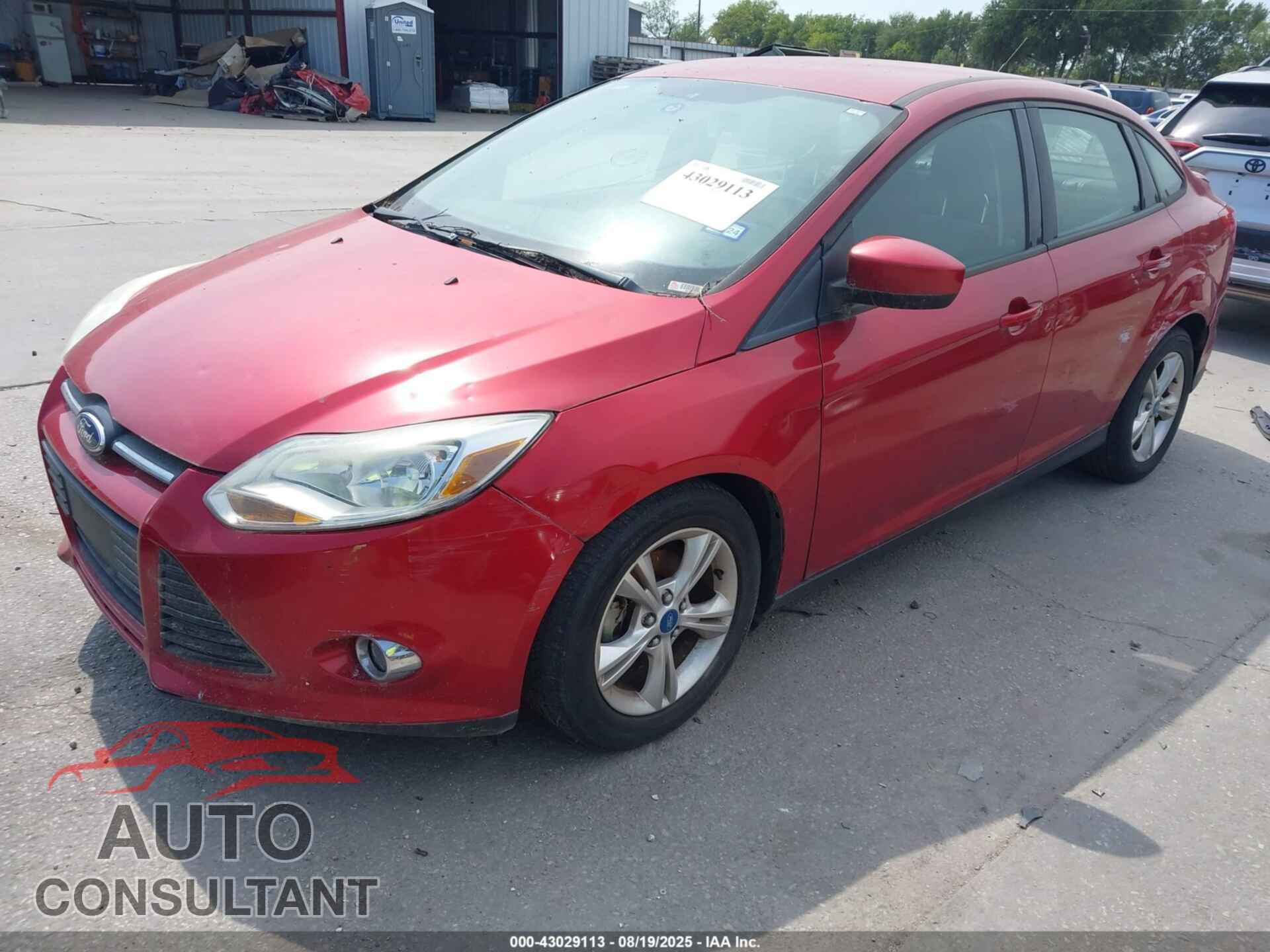 FORD FOCUS 2012 - 1FAHP3F27CL234959