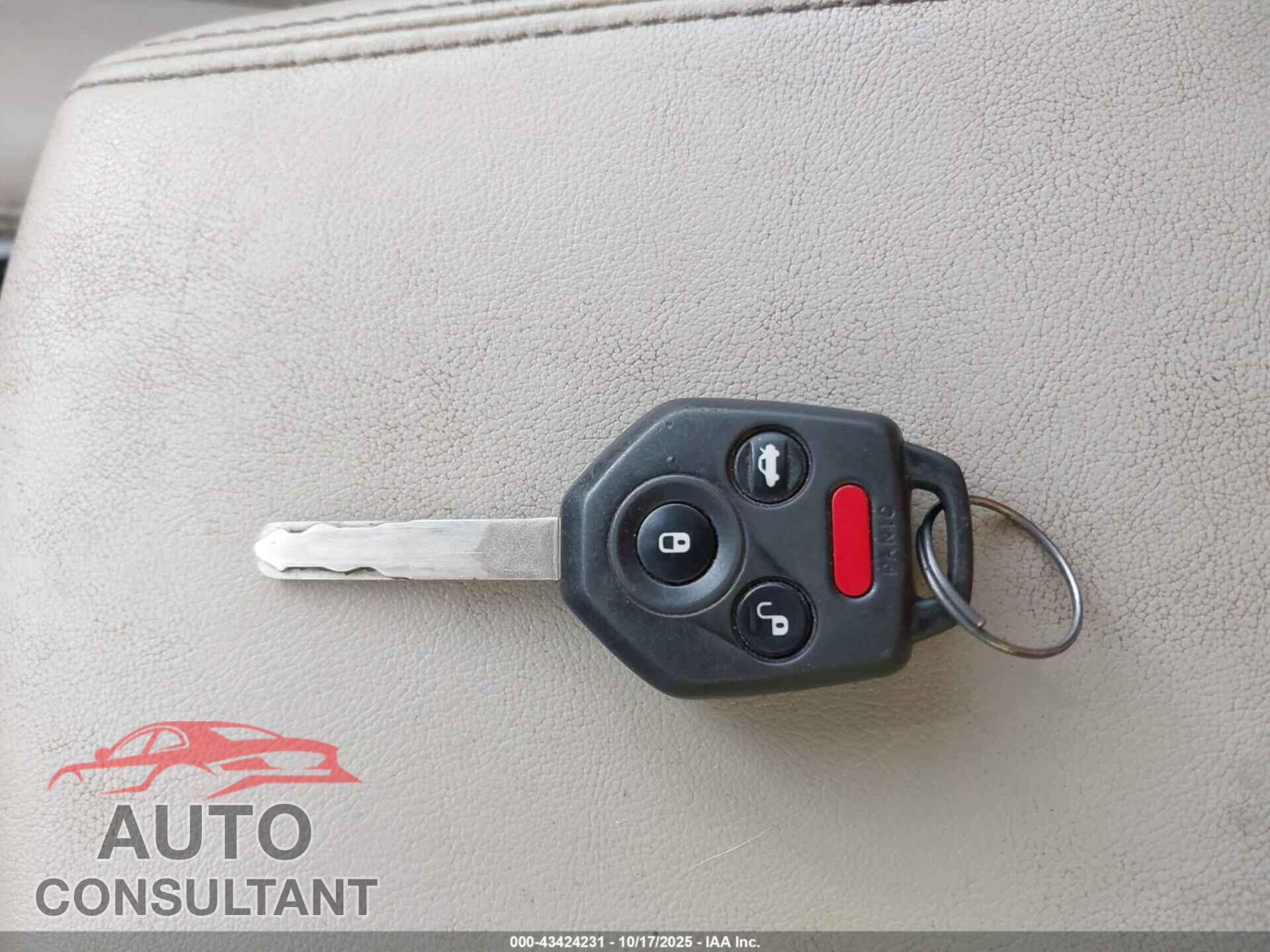 SUBARU OUTBACK 2013 - 4S4BRDJC8D2305699