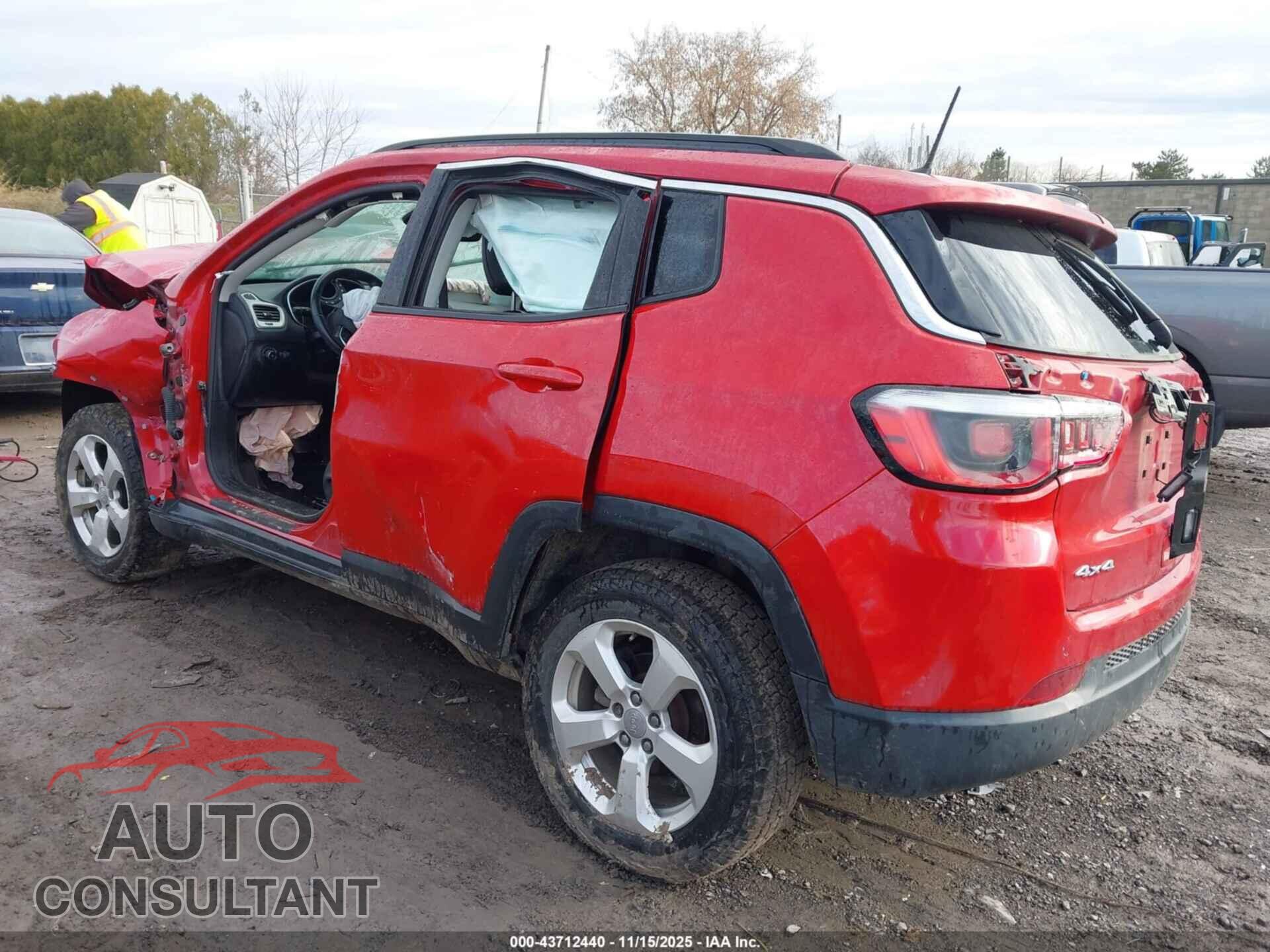 JEEP NEW COMPASS 2017 - 3C4NJDBB6HT693079