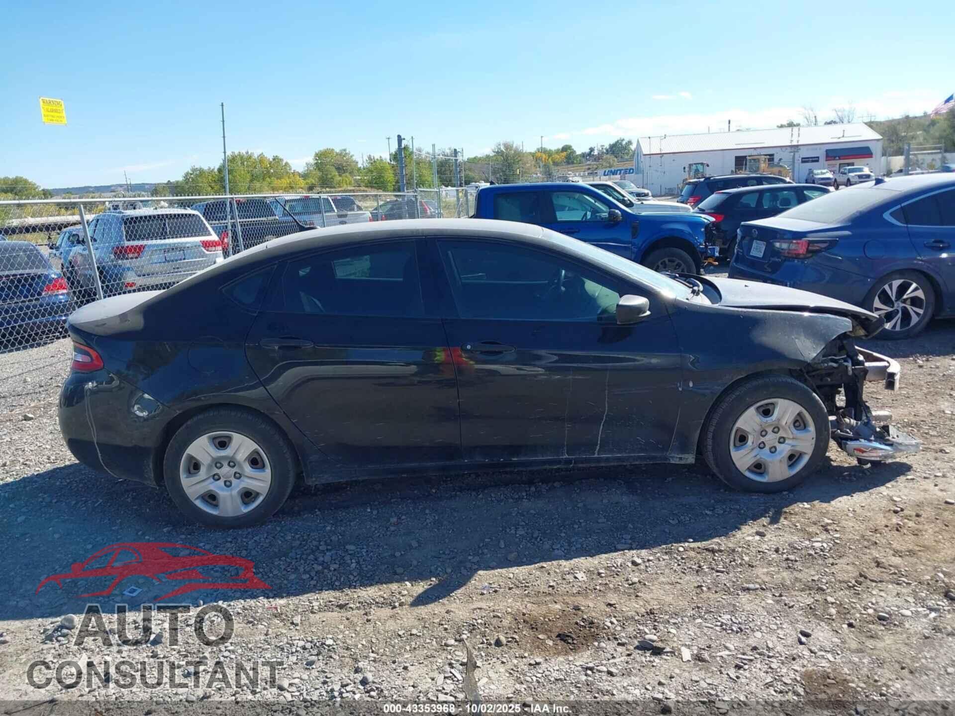 DODGE DART 2014 - 1C3CDFAA8ED768454