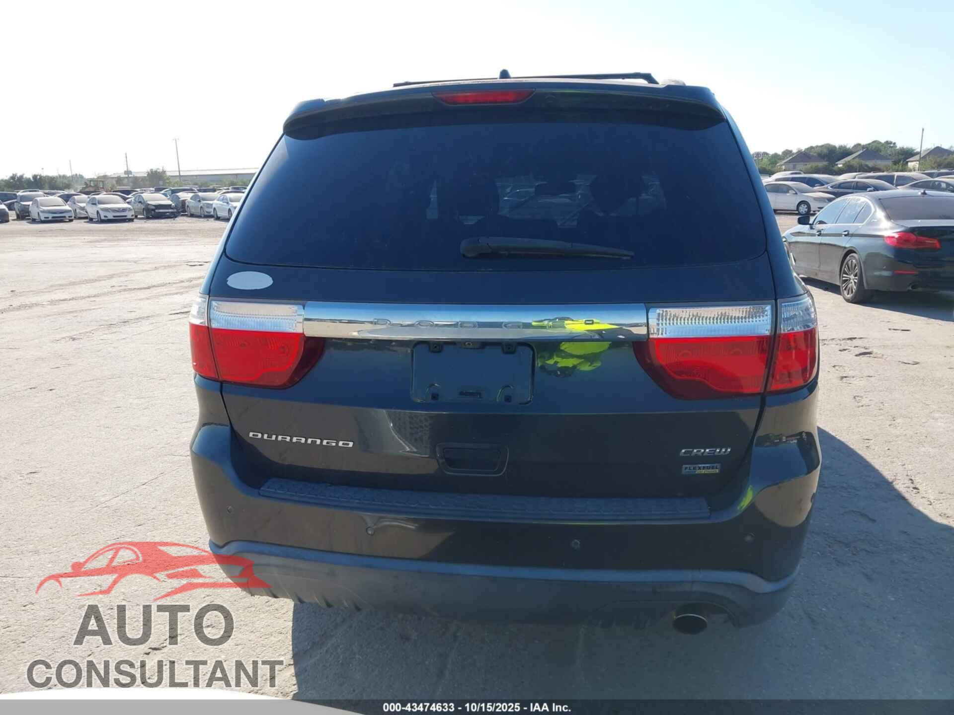 DODGE DURANGO 2011 - 1D4RD4GG5BC729315